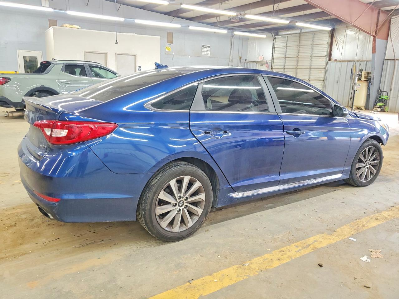 2017 Hyundai Sonata Sport Blue vin: 5NPE34AF2HH556039