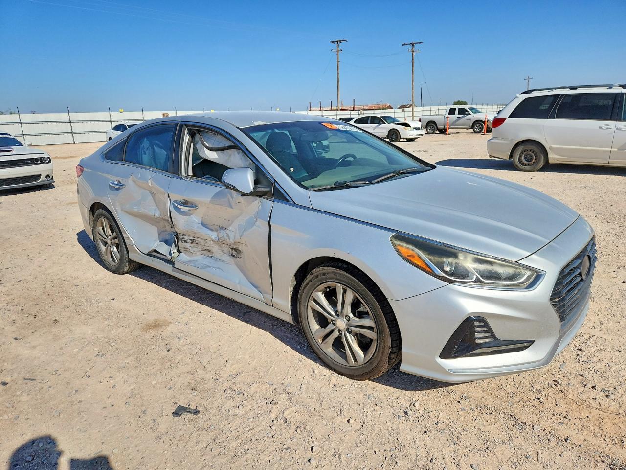2018 Hyundai Sonata Sel Silver vin: 5NPE34AF2JH624796