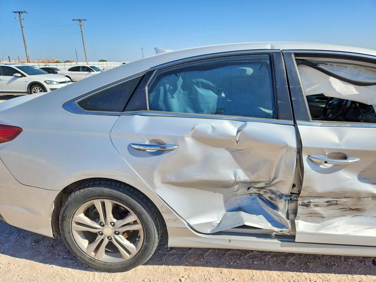 2018 Hyundai Sonata Sel Silver vin: 5NPE34AF2JH624796