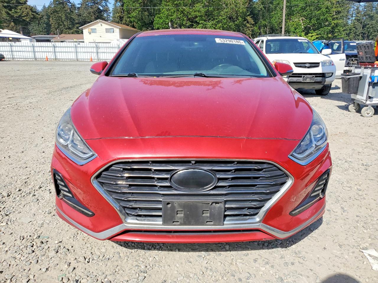 2018 Hyundai Sonata Sel Burgundy vin: 5NPE34AF2JH632185