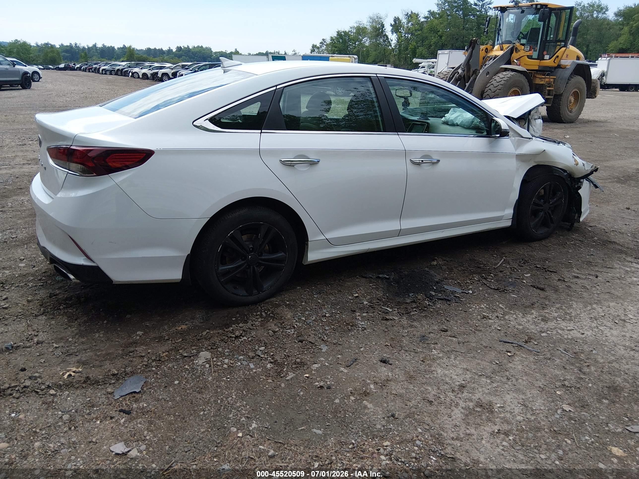 2018 Hyundai Sonata Sel Белый vin: 5NPE34AF2JH642070