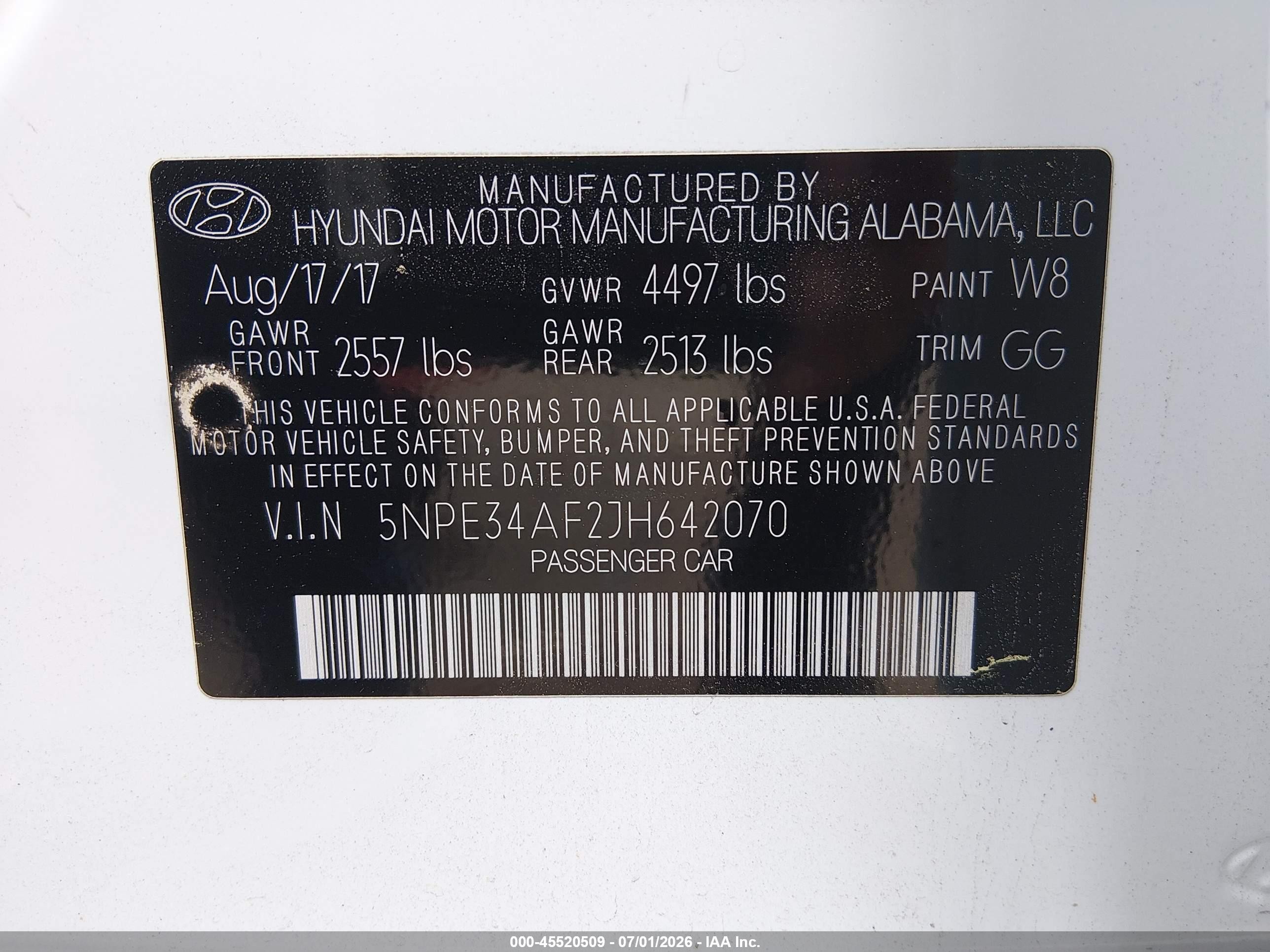 2018 Hyundai Sonata Sel Белый vin: 5NPE34AF2JH642070