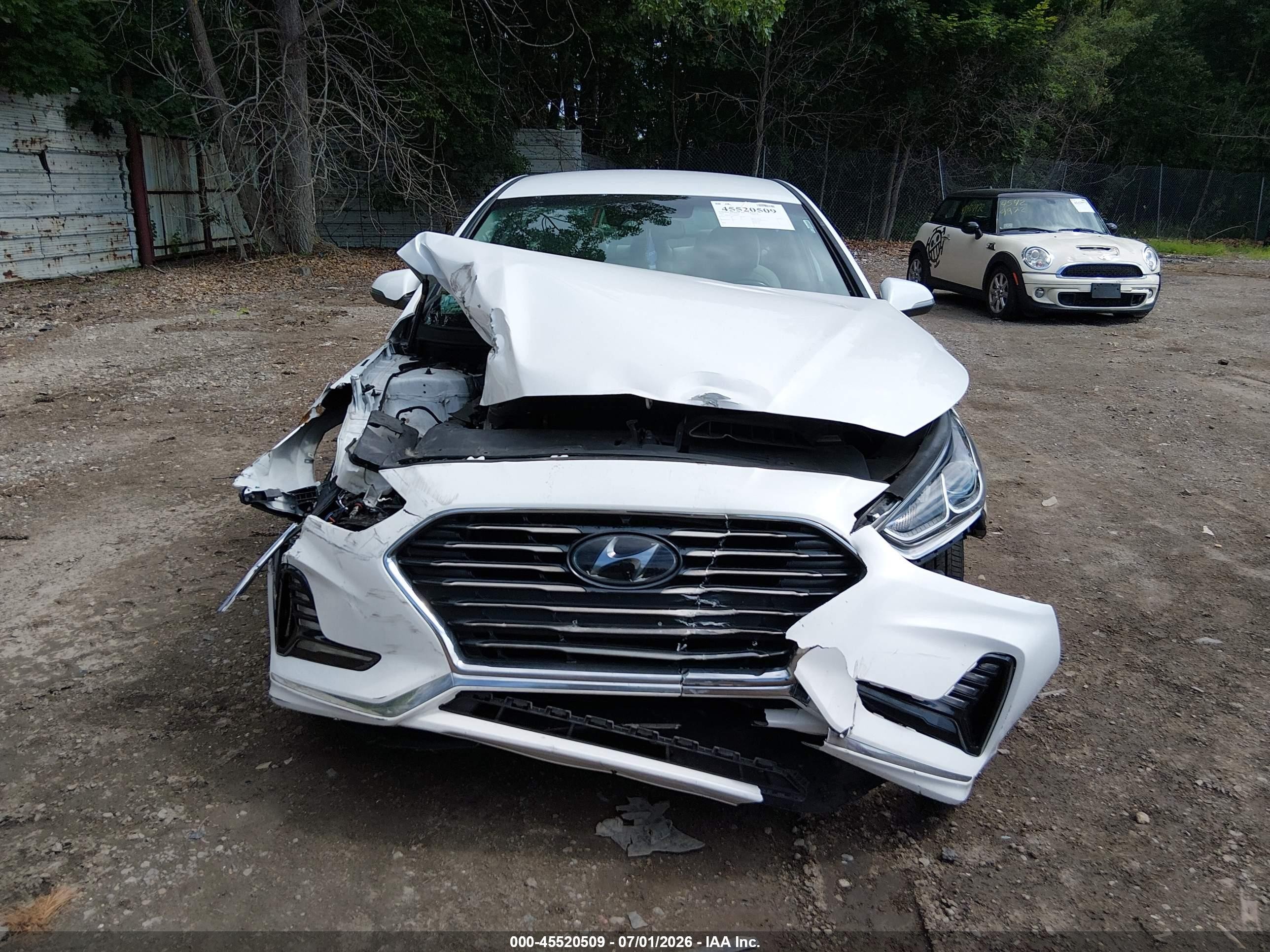 2018 Hyundai Sonata Sel Белый vin: 5NPE34AF2JH642070