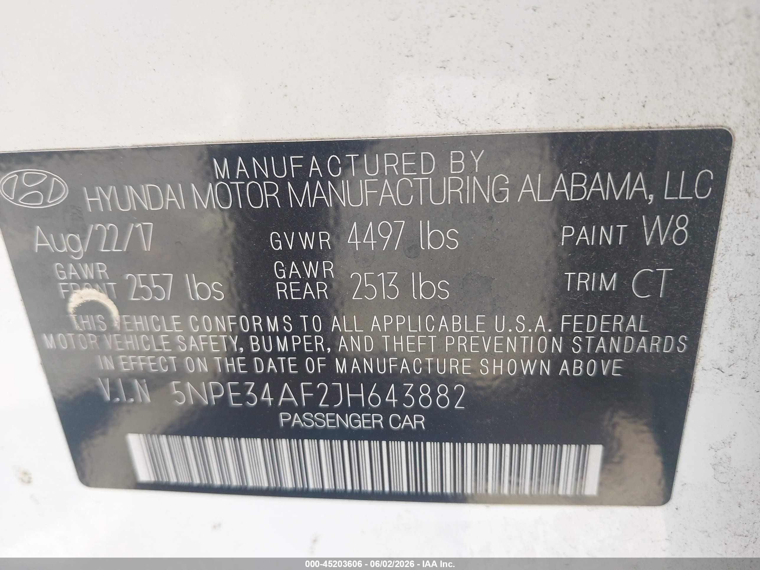 2018 Hyundai Sonata Sel Black vin: 5NPE34AF2JH643882