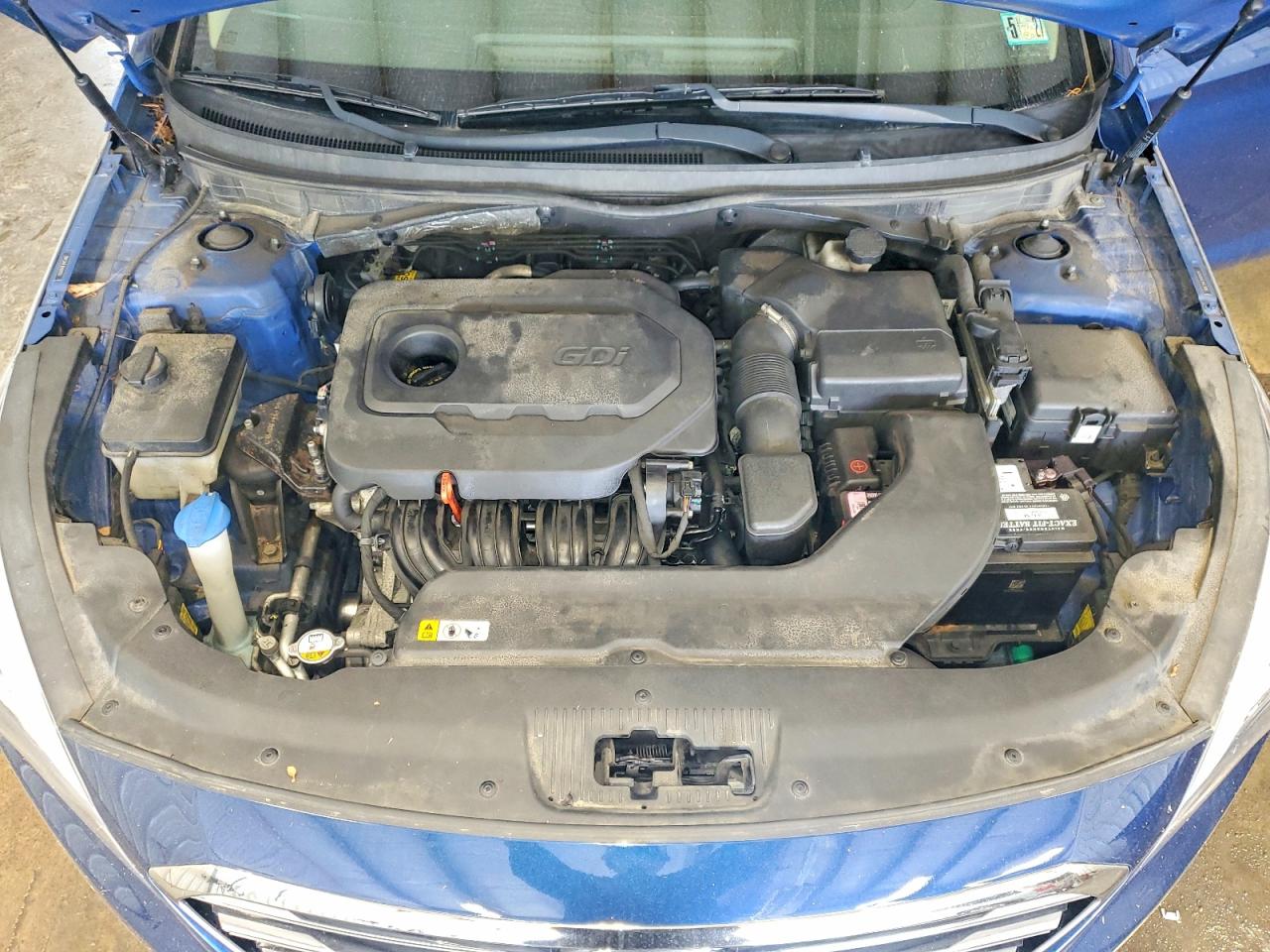 2015 Hyundai Sonata Limited Blue vin: 5NPE34AF3FH018351