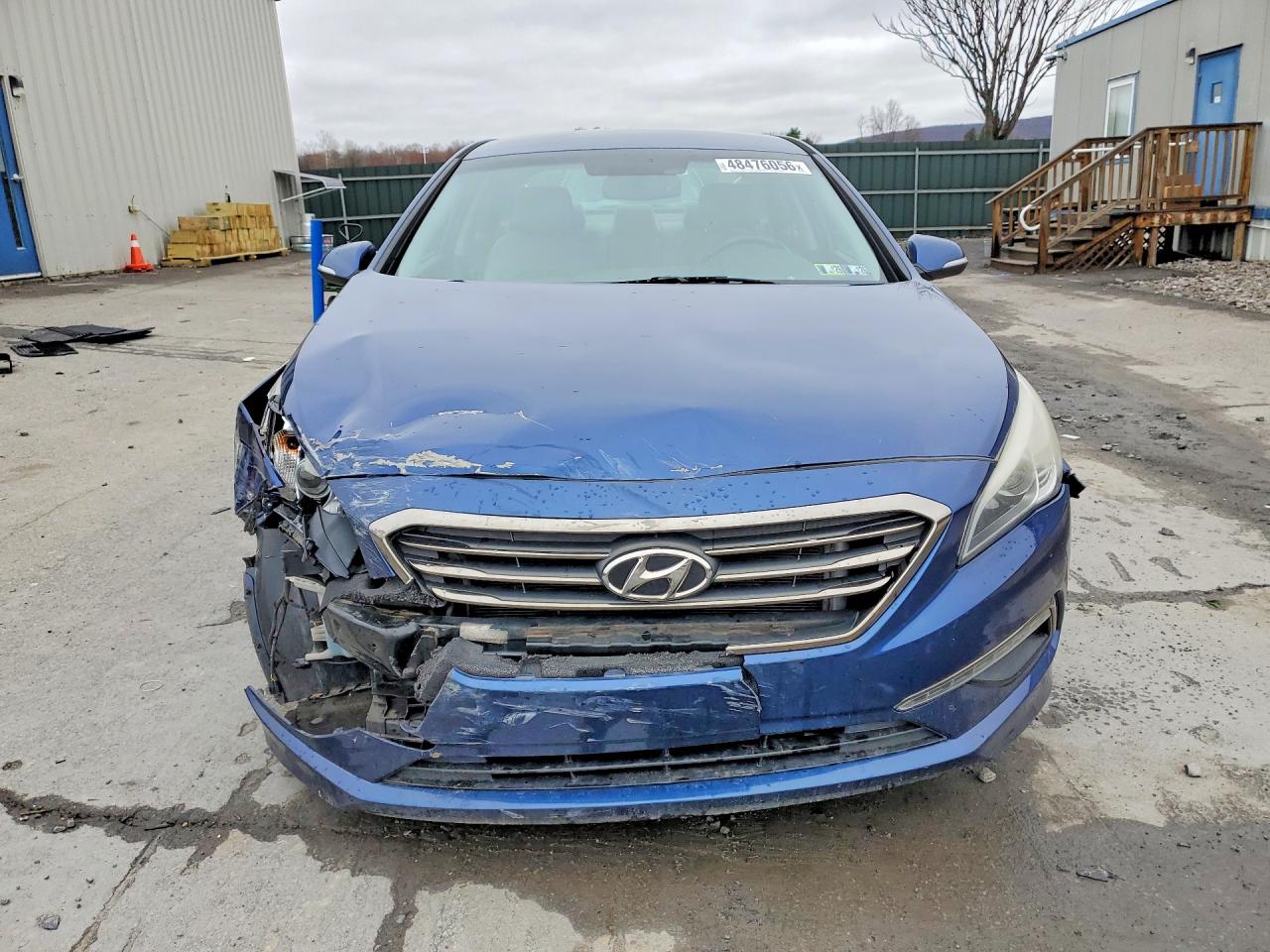 2015 Hyundai Sonata Limited Blue vin: 5NPE34AF3FH027440