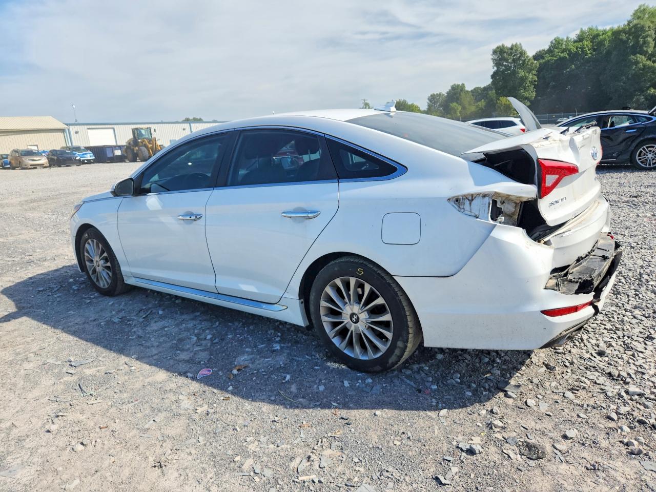 2015 Hyundai Sonata Limited White vin: 5NPE34AF3FH034694
