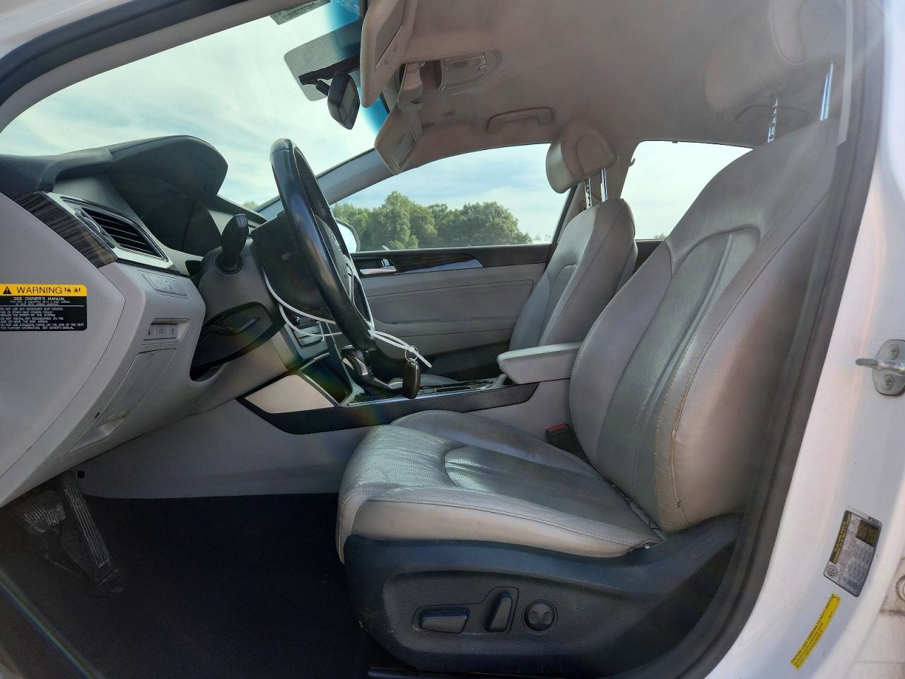 2015 Hyundai Sonata Limited White vin: 5NPE34AF3FH034694
