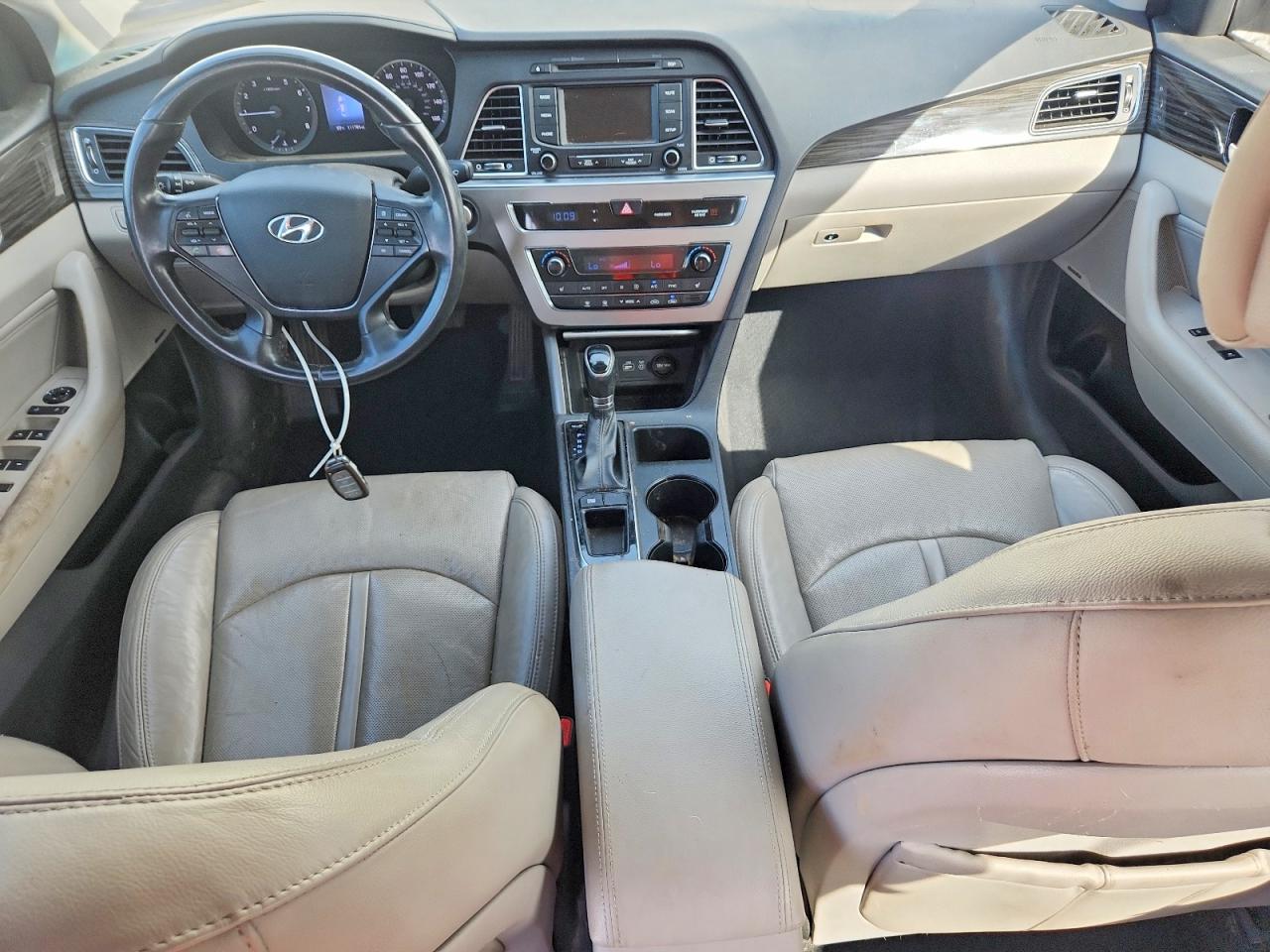 2015 Hyundai Sonata Limited White vin: 5NPE34AF3FH034694