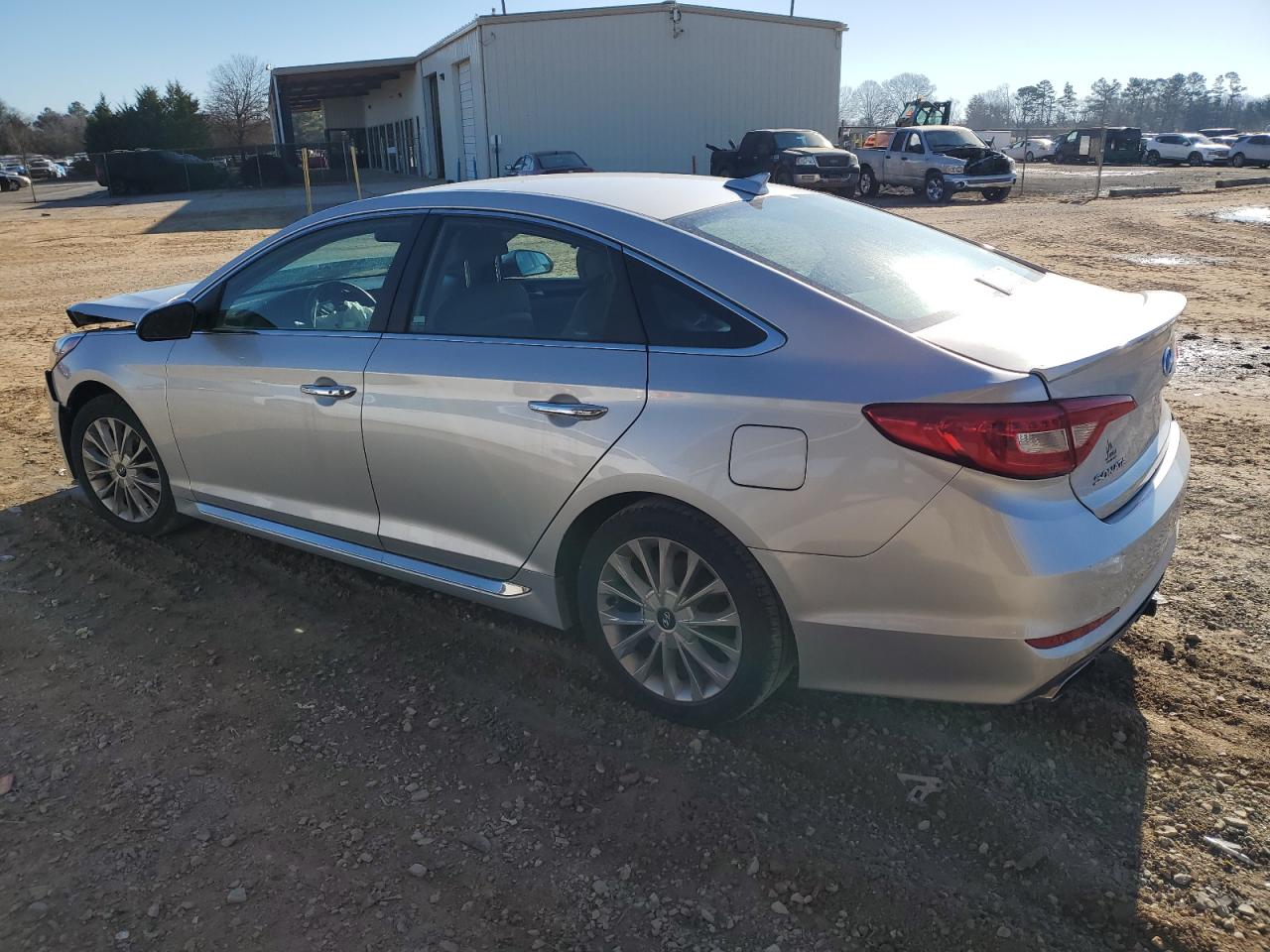 2015 Hyundai Sonata Sport Silver vin: 5NPE34AF3FH035425