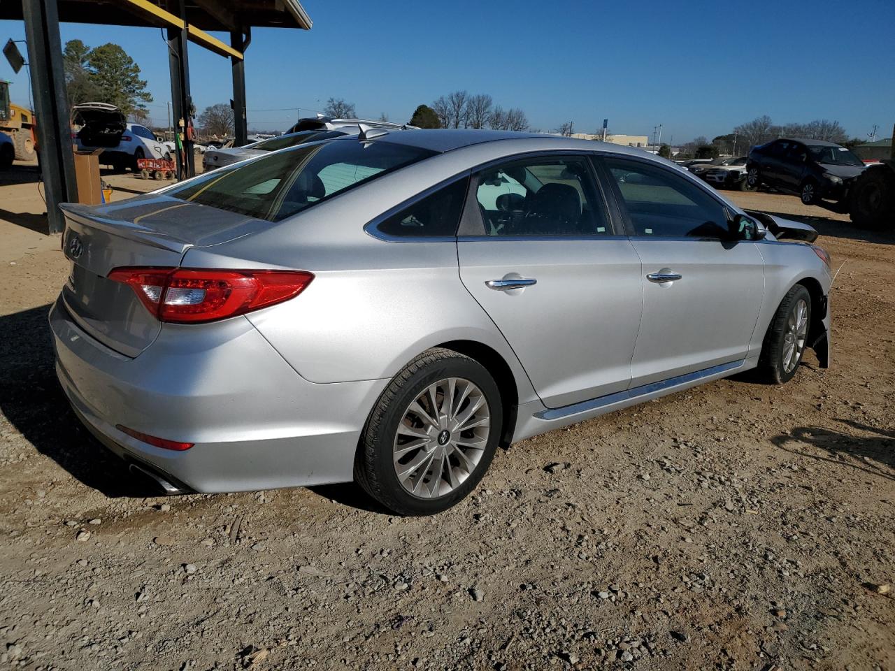 2015 Hyundai Sonata Sport Silver vin: 5NPE34AF3FH035425