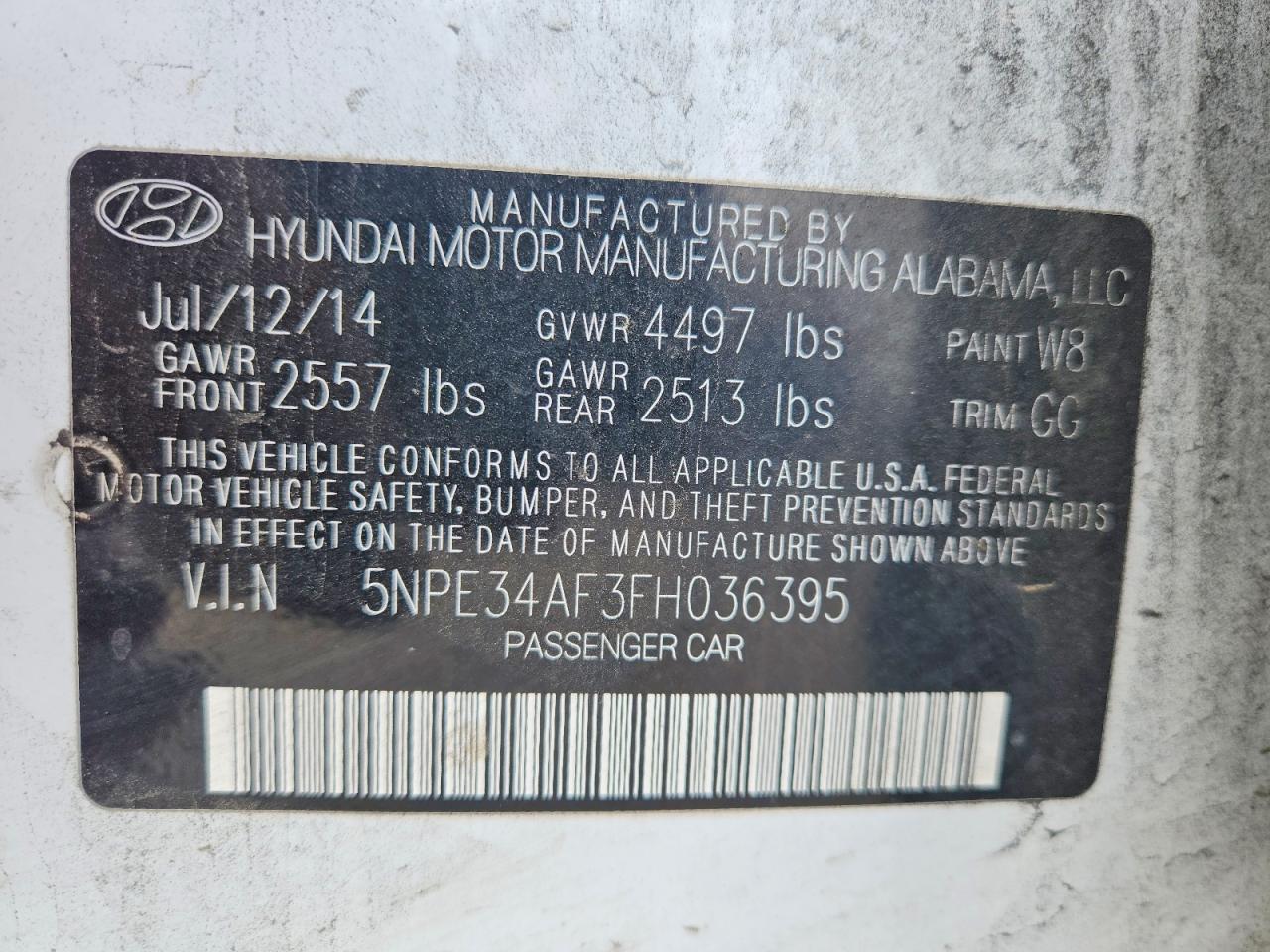 2015 Hyundai Sonata Limited White vin: 5NPE34AF3FH036395