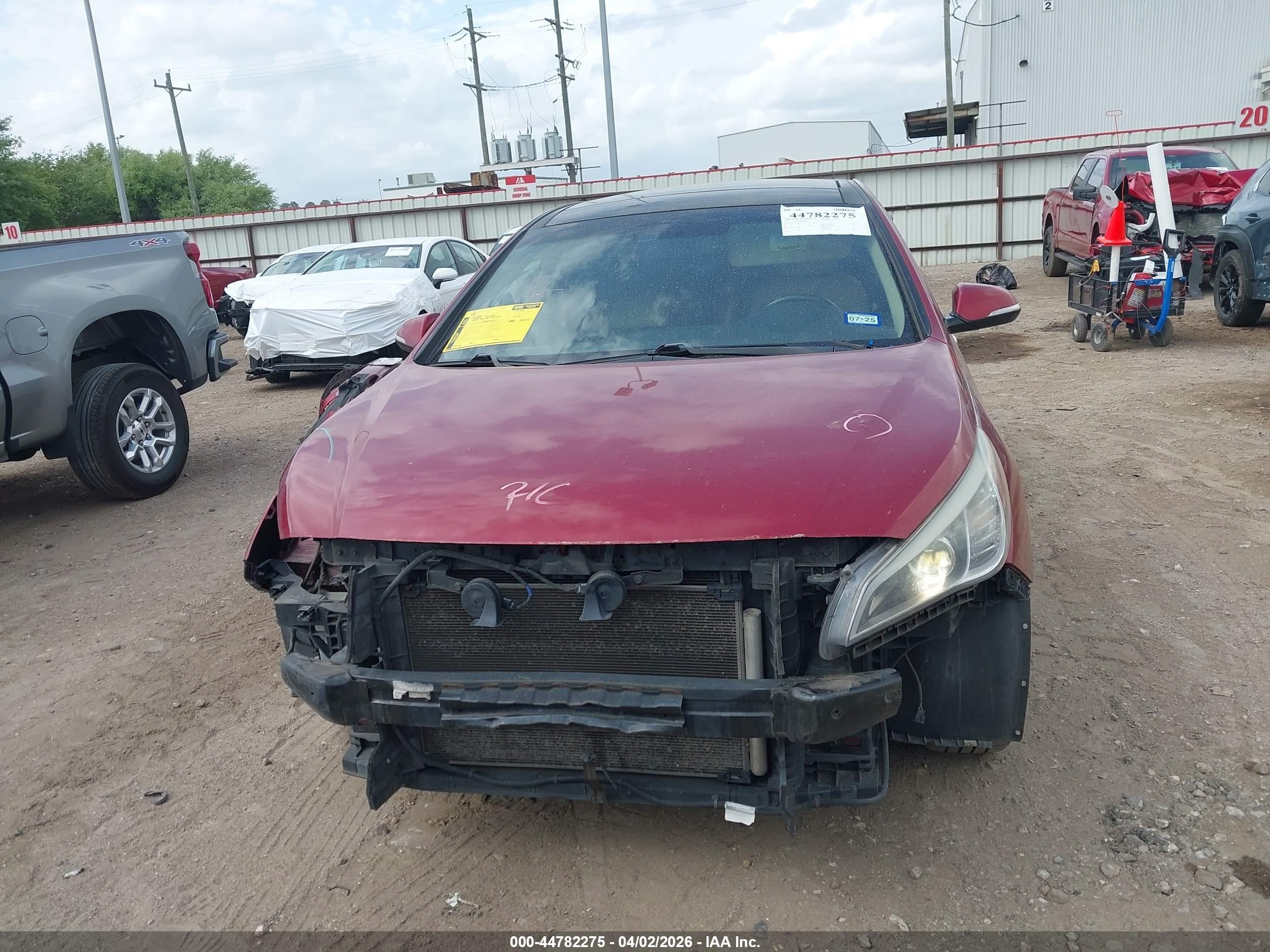 2015 Hyundai Sonata Limited Maroon vin: 5NPE34AF3FH047669