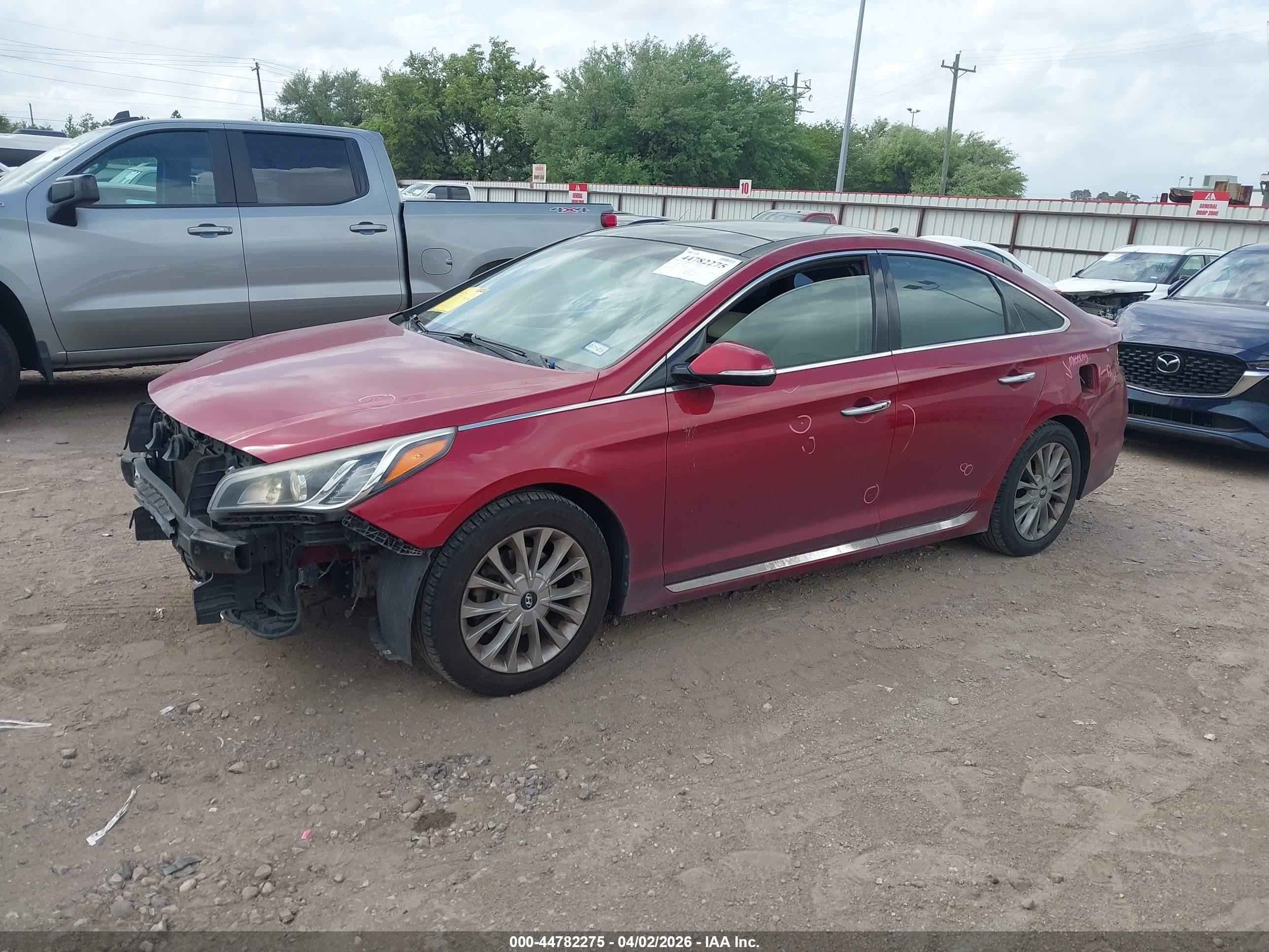 2015 Hyundai Sonata Limited Maroon vin: 5NPE34AF3FH047669
