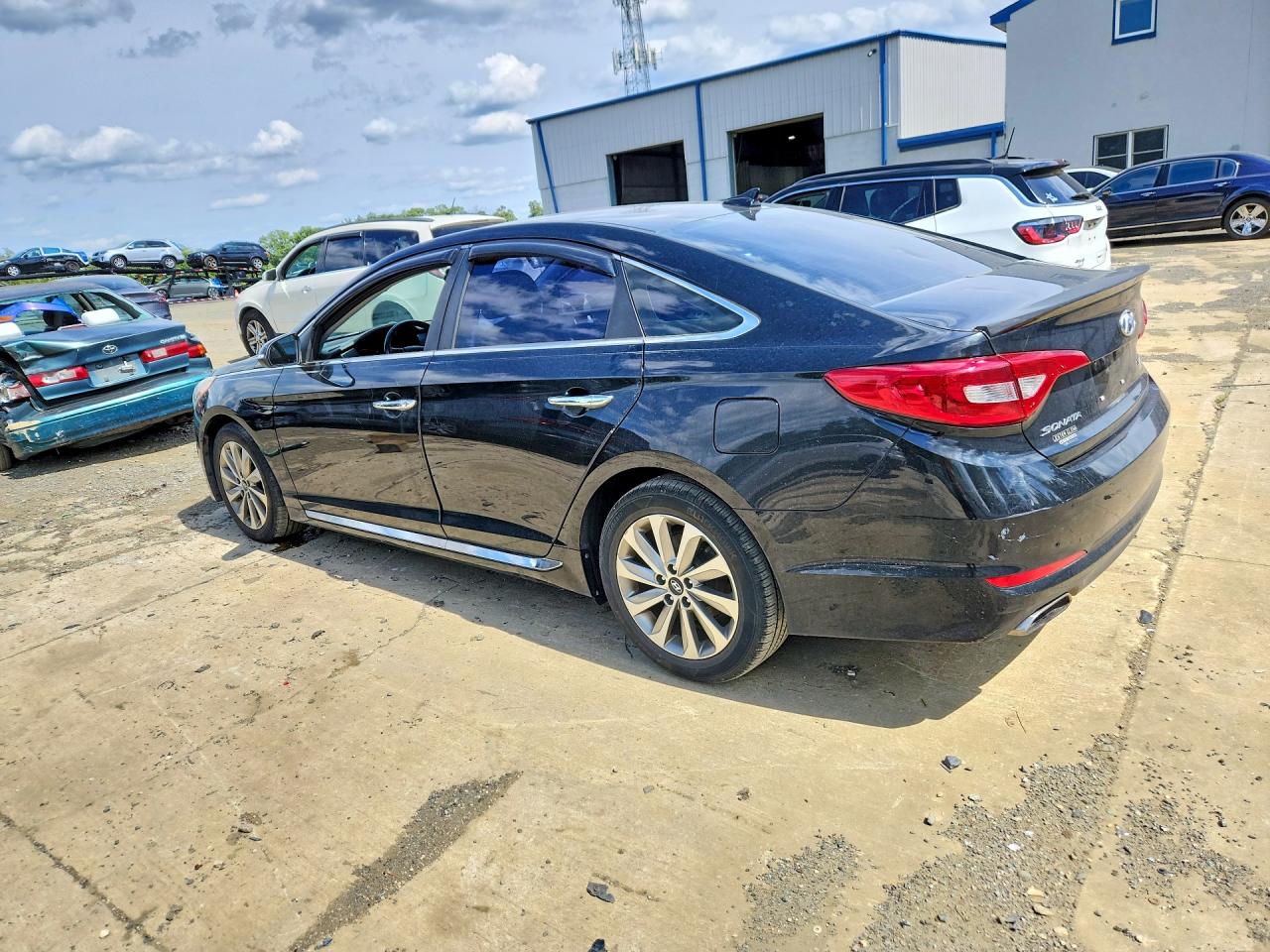 2015 Hyundai Sonata Sport Black vin: 5NPE34AF3FH048210