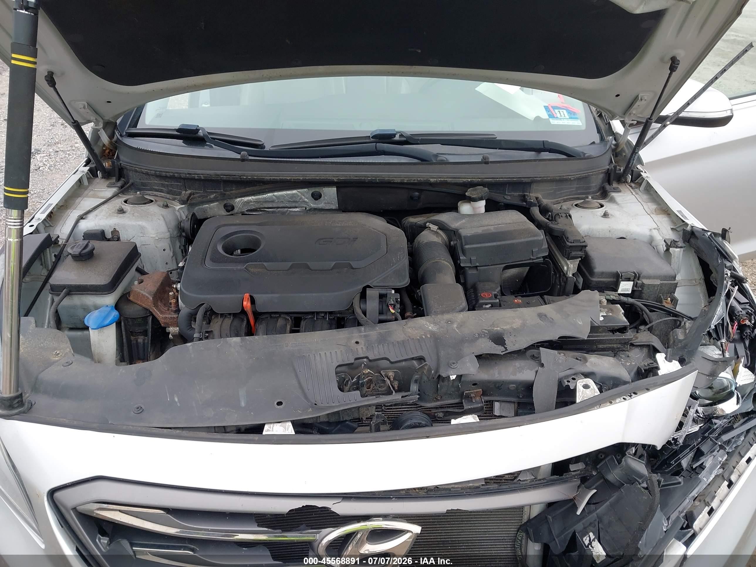 2015 Hyundai Sonata Sport Серебряный vin: 5NPE34AF3FH064455