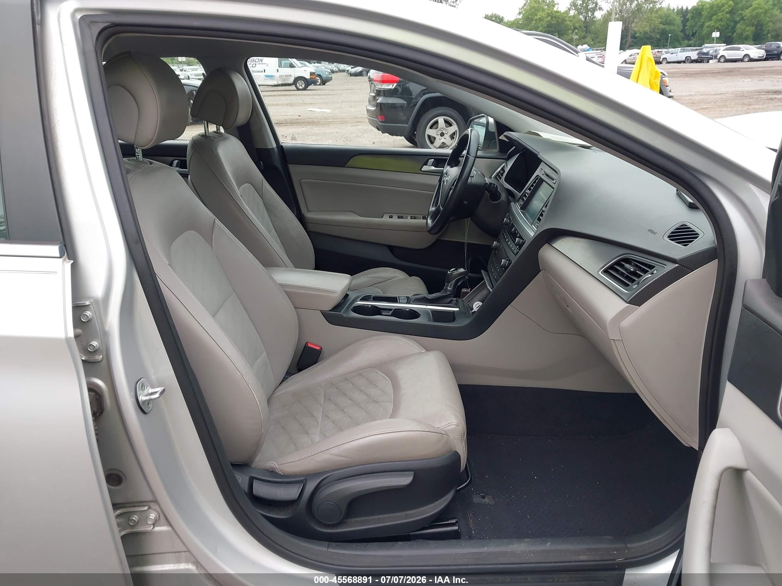 2015 Hyundai Sonata Sport Серебряный vin: 5NPE34AF3FH064455