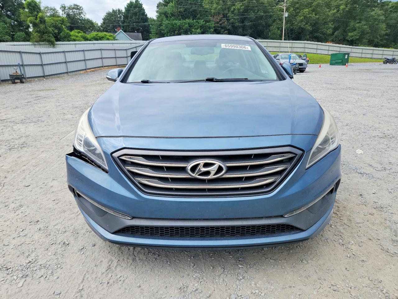 2015 Hyundai Sonata Sport Blue vin: 5NPE34AF3FH065458