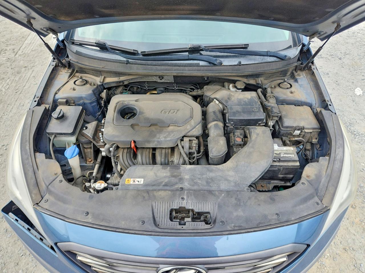 2015 Hyundai Sonata Sport Blue vin: 5NPE34AF3FH065458