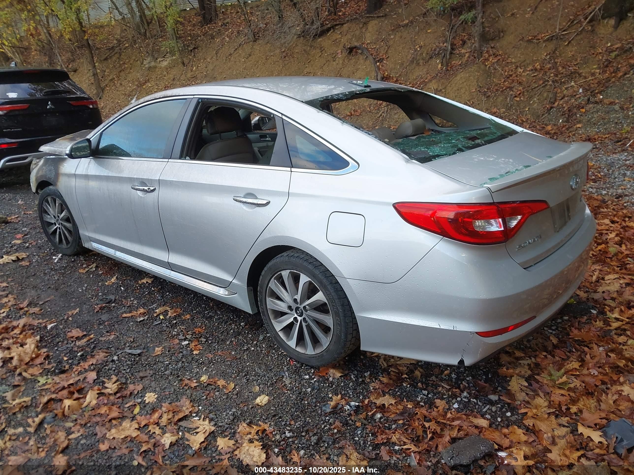 2015 Hyundai Sonata Sport Silver vin: 5NPE34AF3FH067694