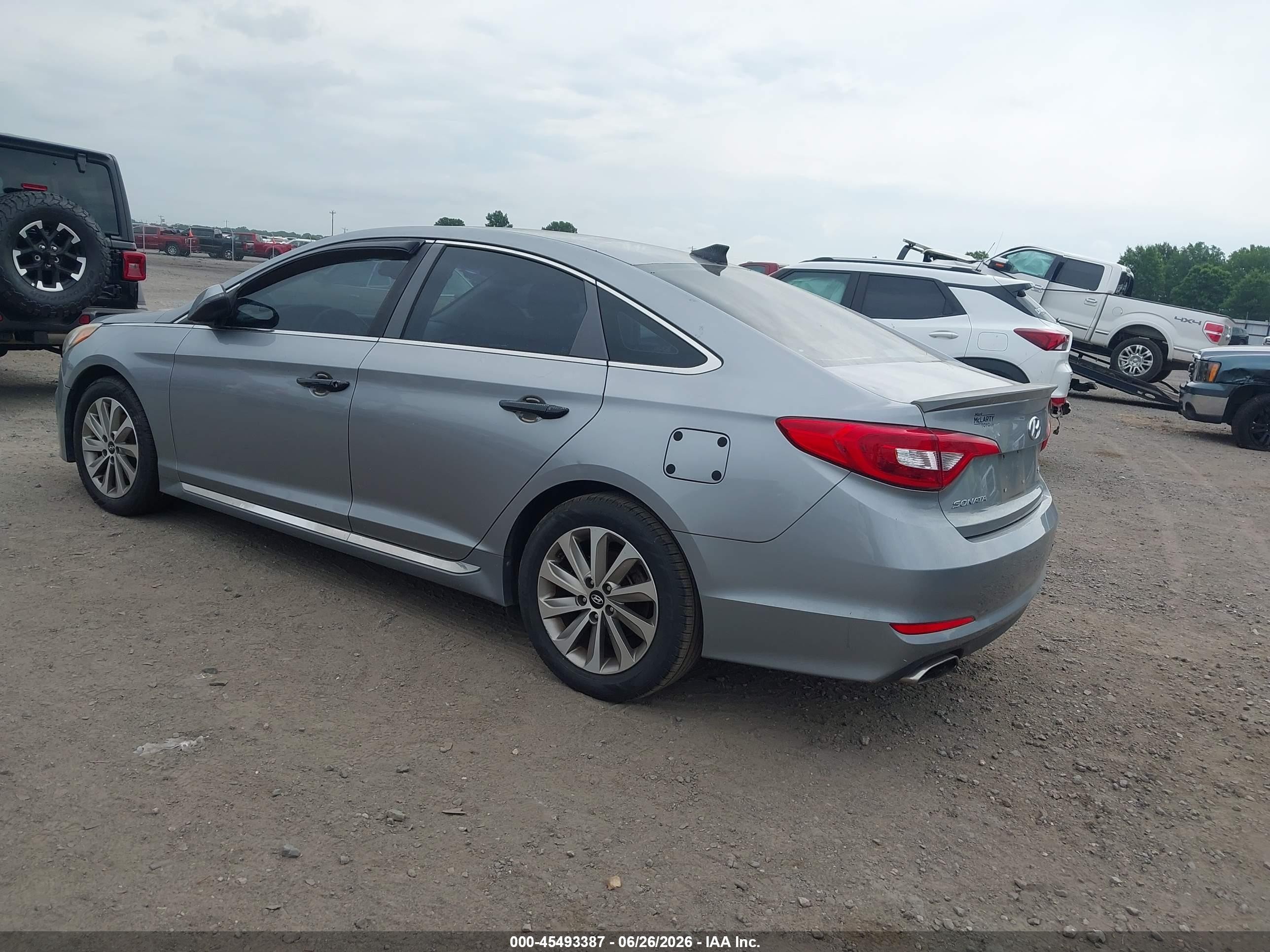 2015 Hyundai Sonata Sport Light Blue vin: 5NPE34AF3FH075441