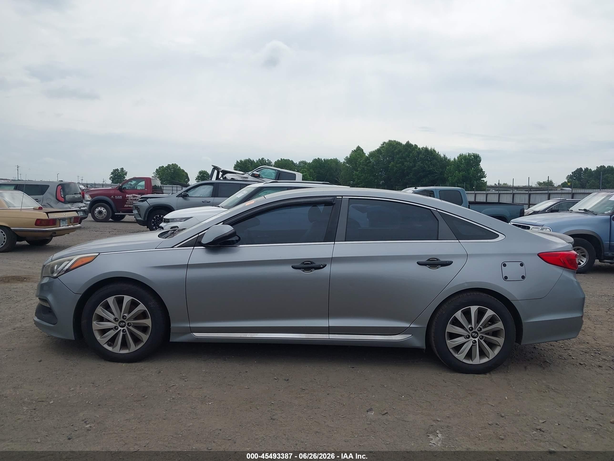 2015 Hyundai Sonata Sport Light Blue vin: 5NPE34AF3FH075441