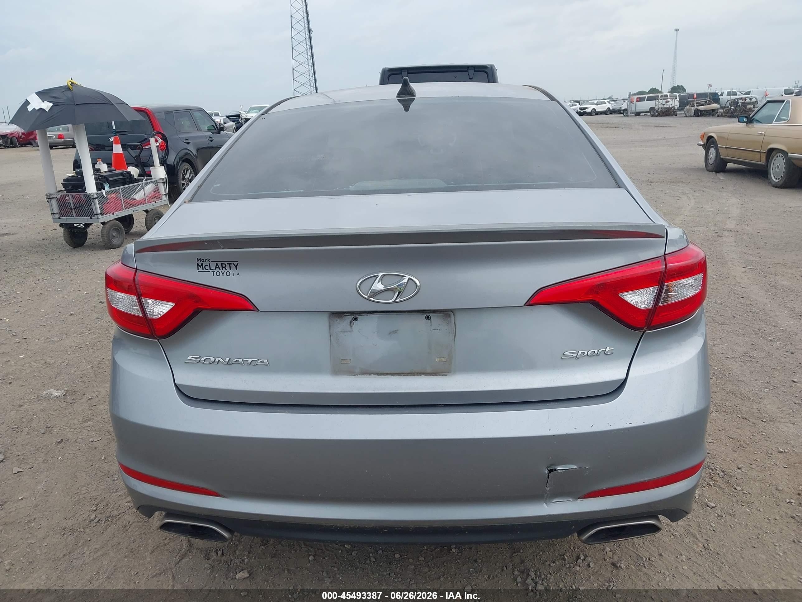 2015 Hyundai Sonata Sport Light Blue vin: 5NPE34AF3FH075441