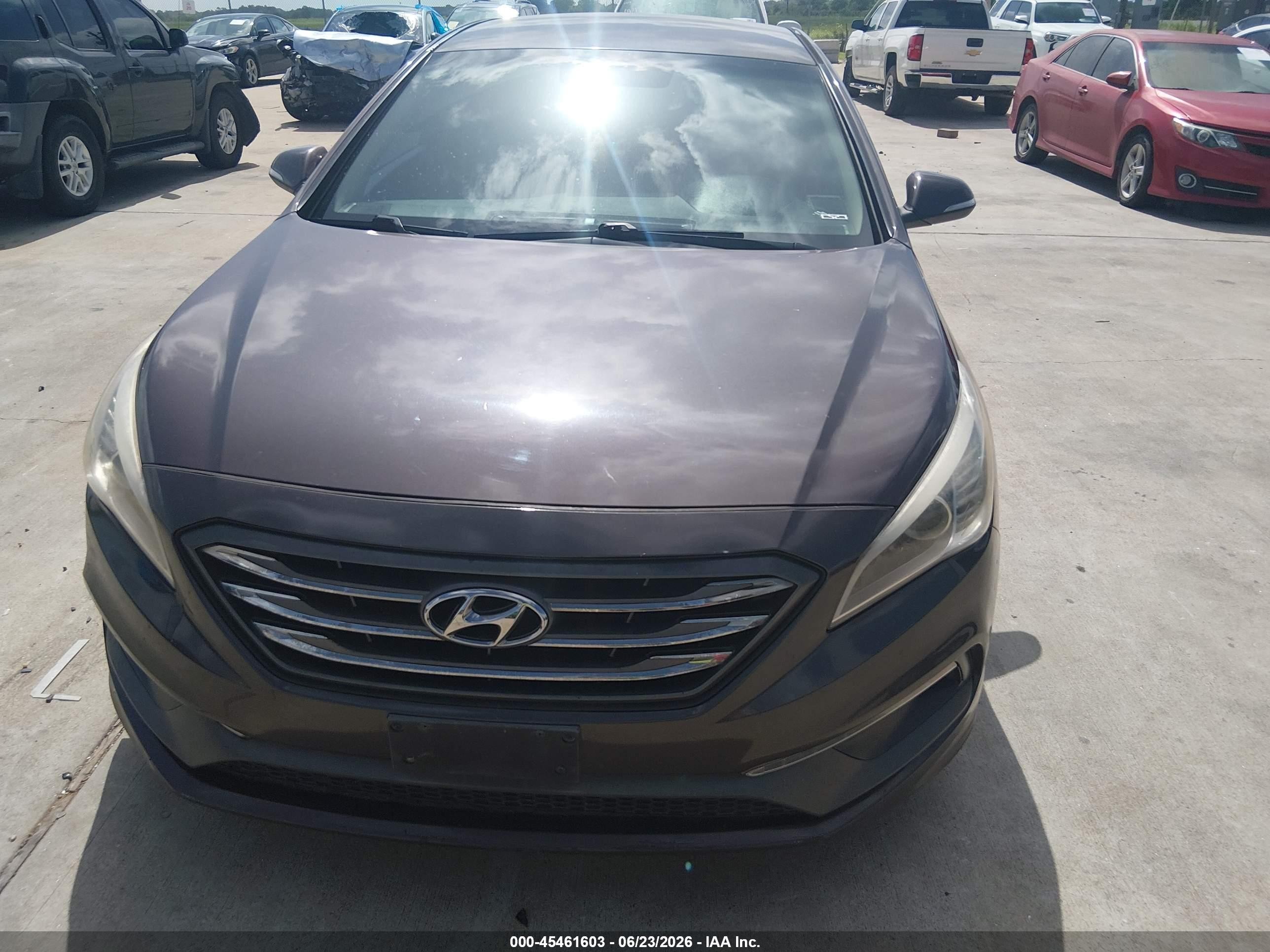 2015 Hyundai Sonata Sport Brown vin: 5NPE34AF3FH081711