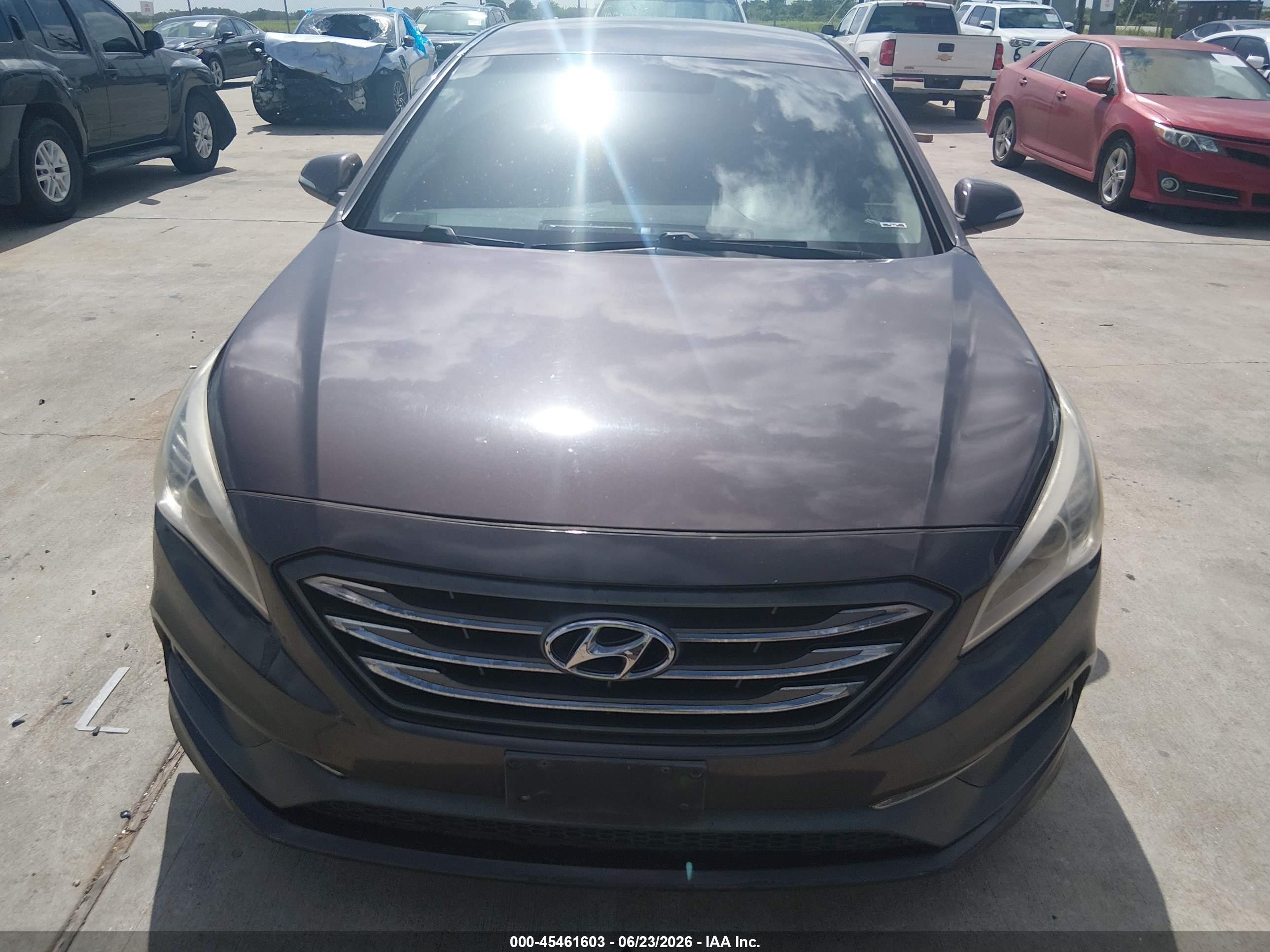 2015 Hyundai Sonata Sport Brown vin: 5NPE34AF3FH081711