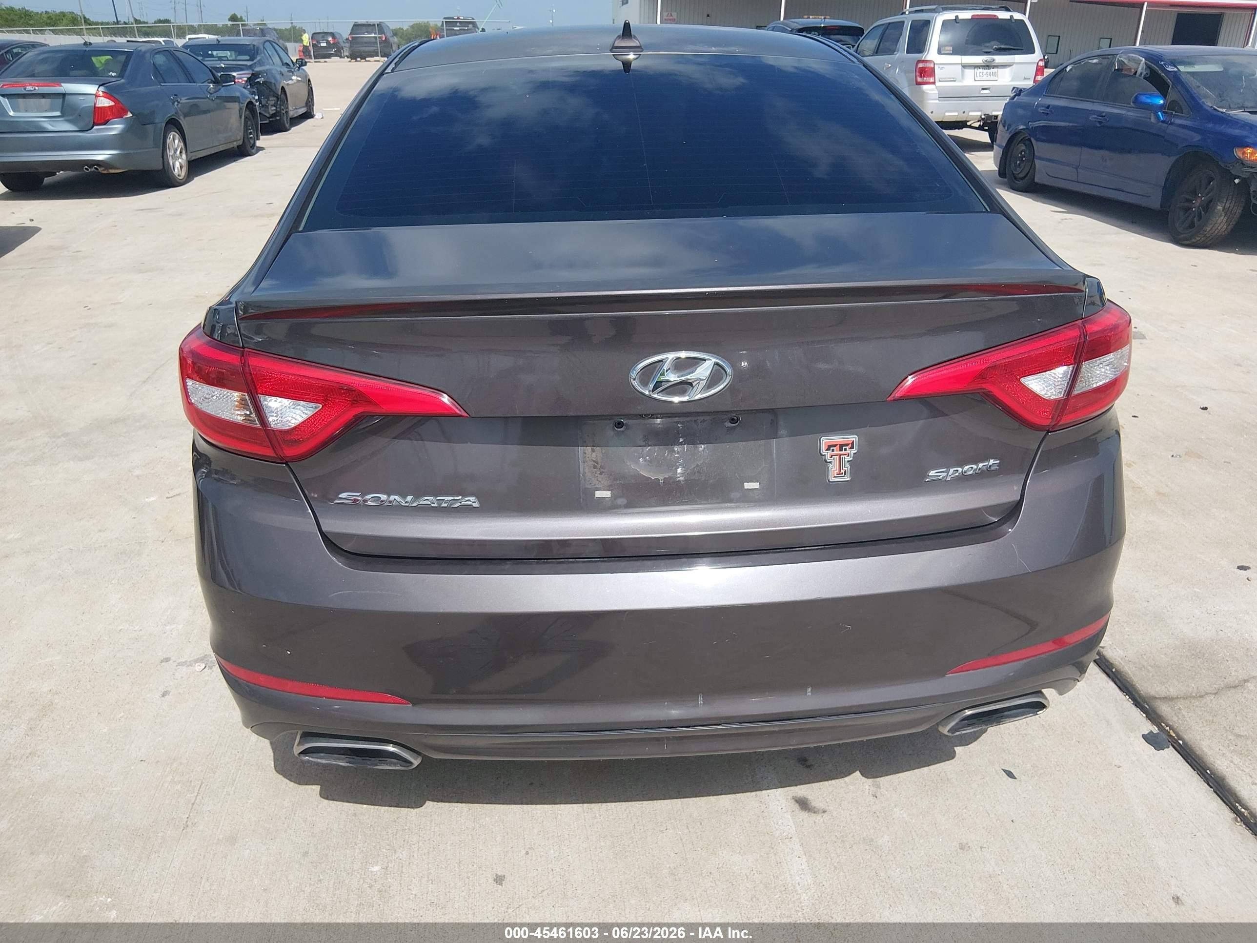 2015 Hyundai Sonata Sport Brown vin: 5NPE34AF3FH081711