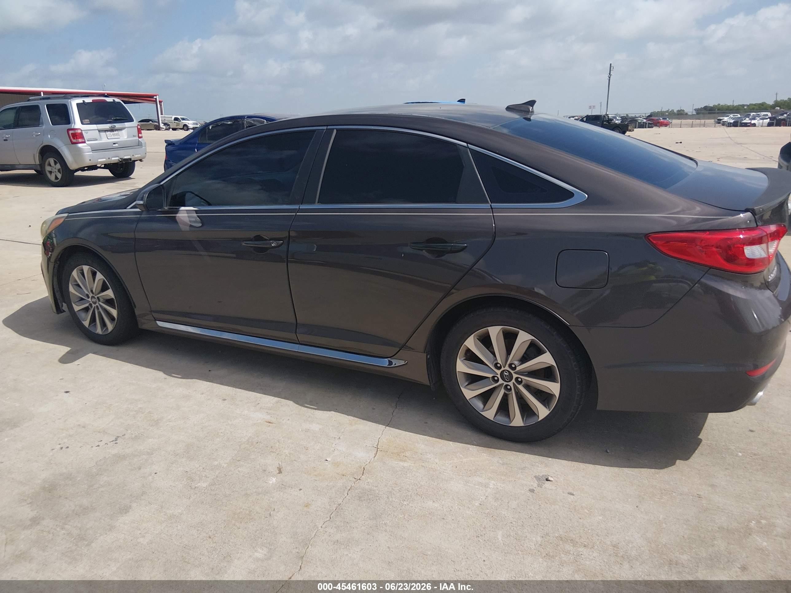 2015 Hyundai Sonata Sport Brown vin: 5NPE34AF3FH081711