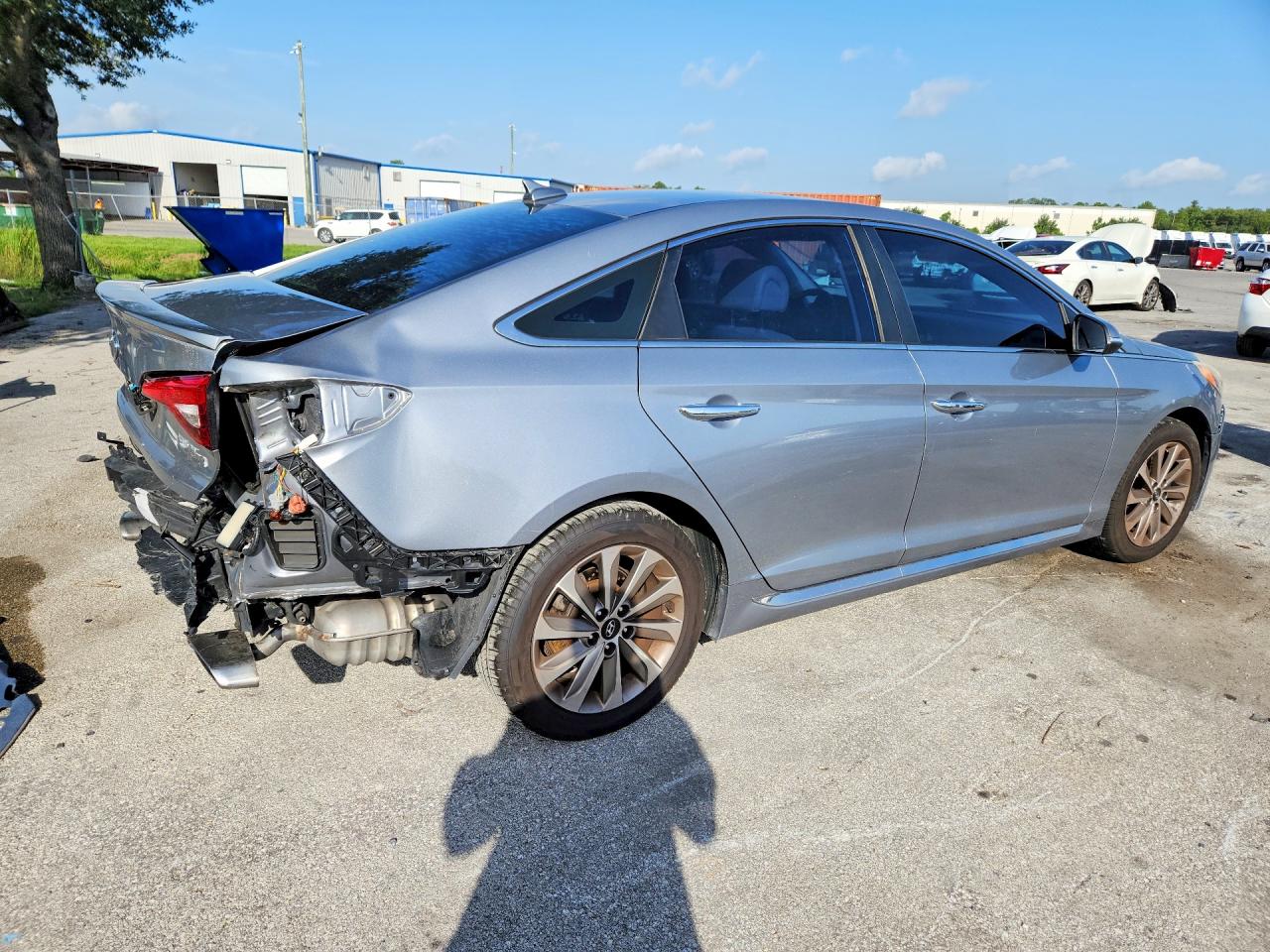 2015 Hyundai Sonata Sport Silver vin: 5NPE34AF3FH085113