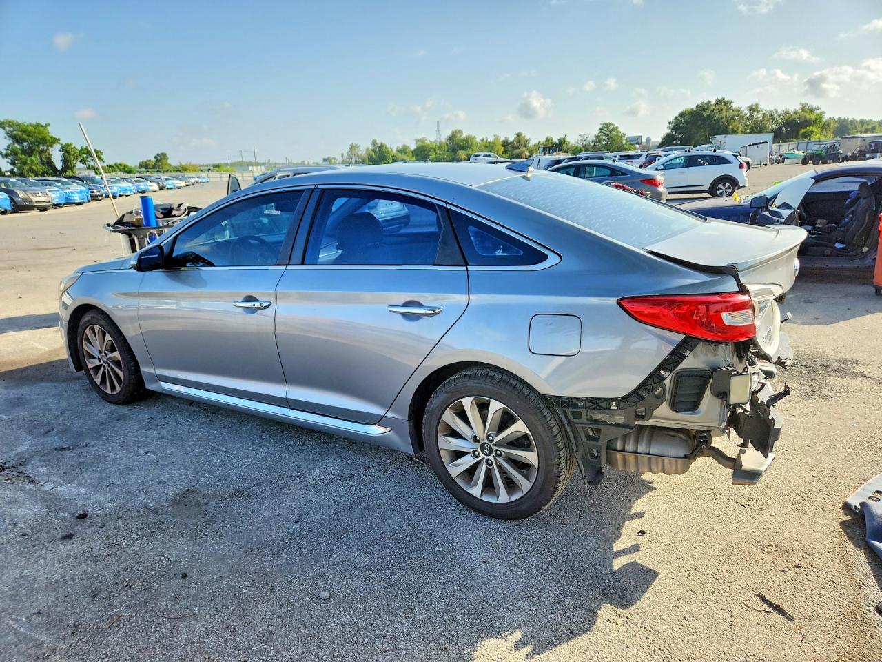 2015 Hyundai Sonata Sport Silver vin: 5NPE34AF3FH085113