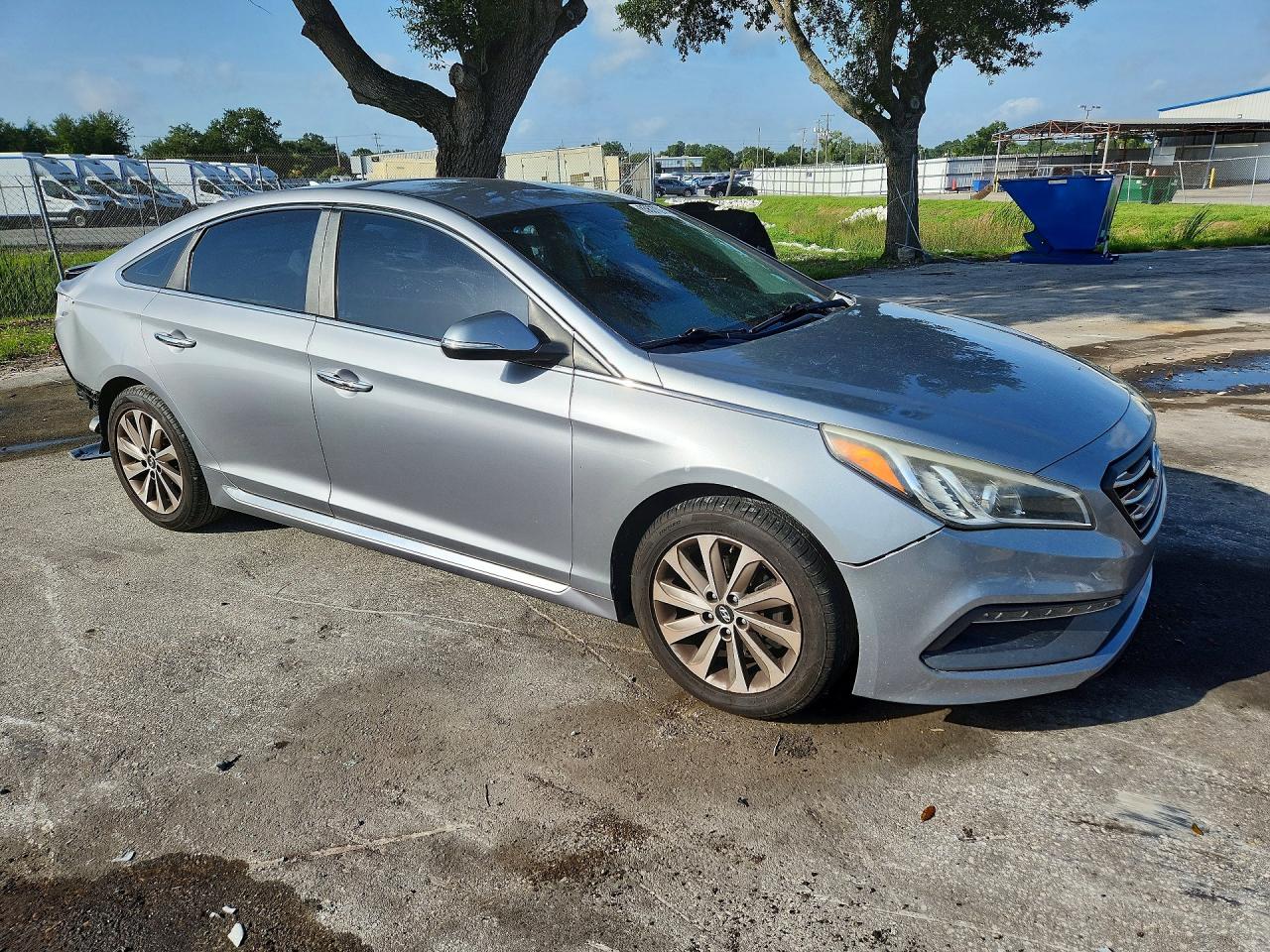2015 Hyundai Sonata Sport Silver vin: 5NPE34AF3FH085113