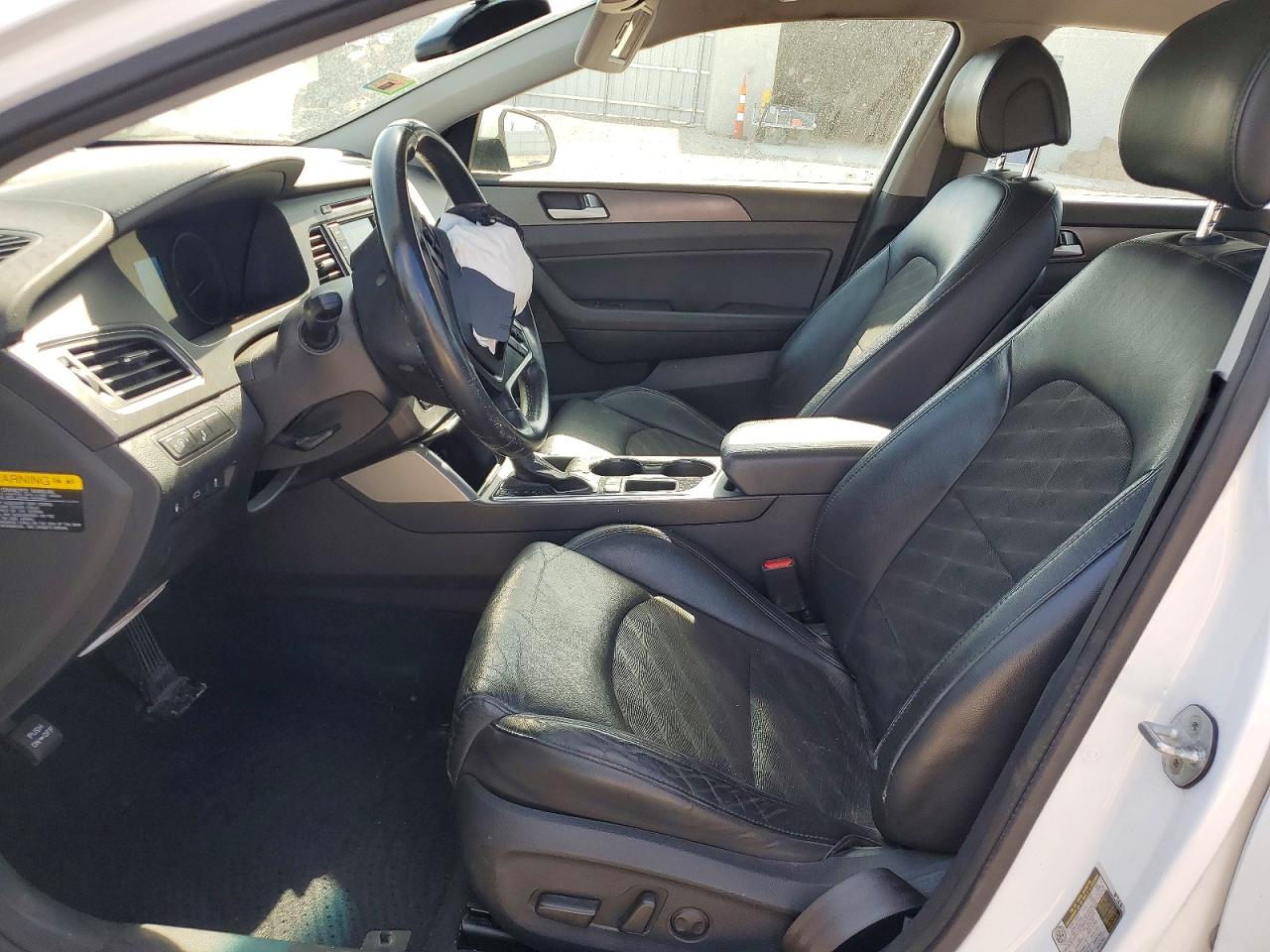 2015 Hyundai Sonata Sport White vin: 5NPE34AF3FH095737