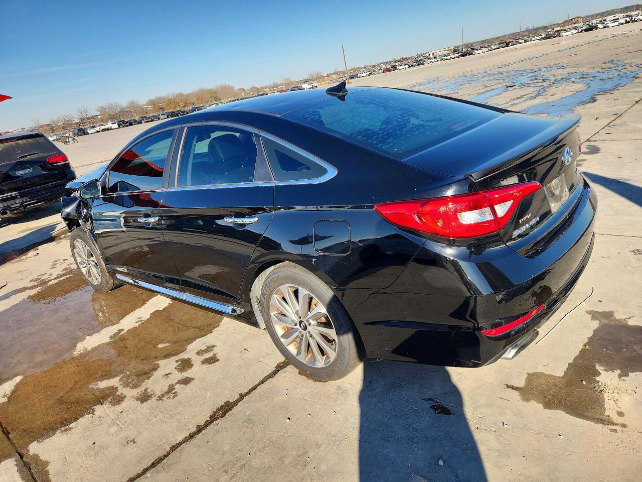2015 Hyundai Sonata Sport Black vin: 5NPE34AF3FH097858