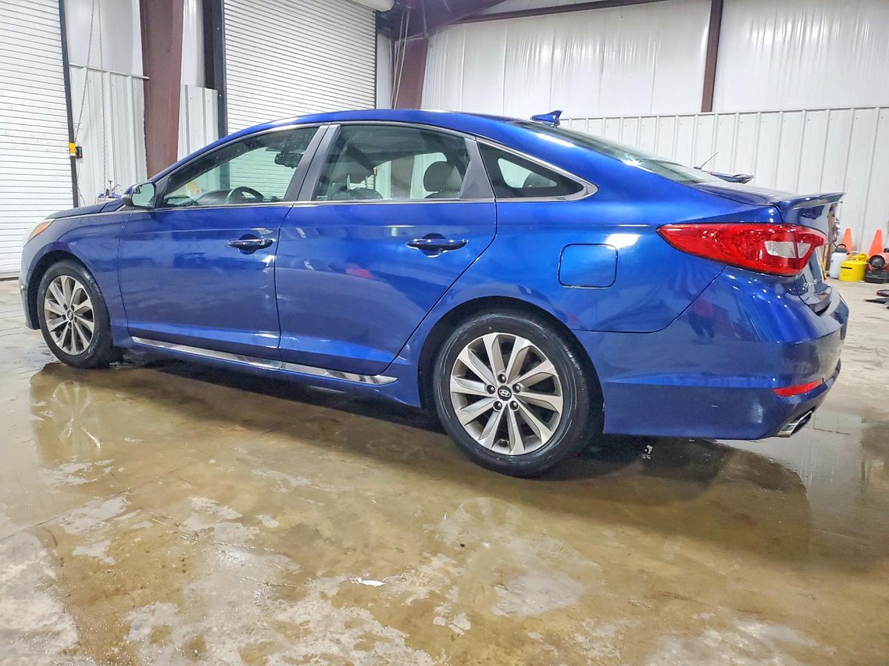 2015 Hyundai Sonata Sport Blue vin: 5NPE34AF3FH098282