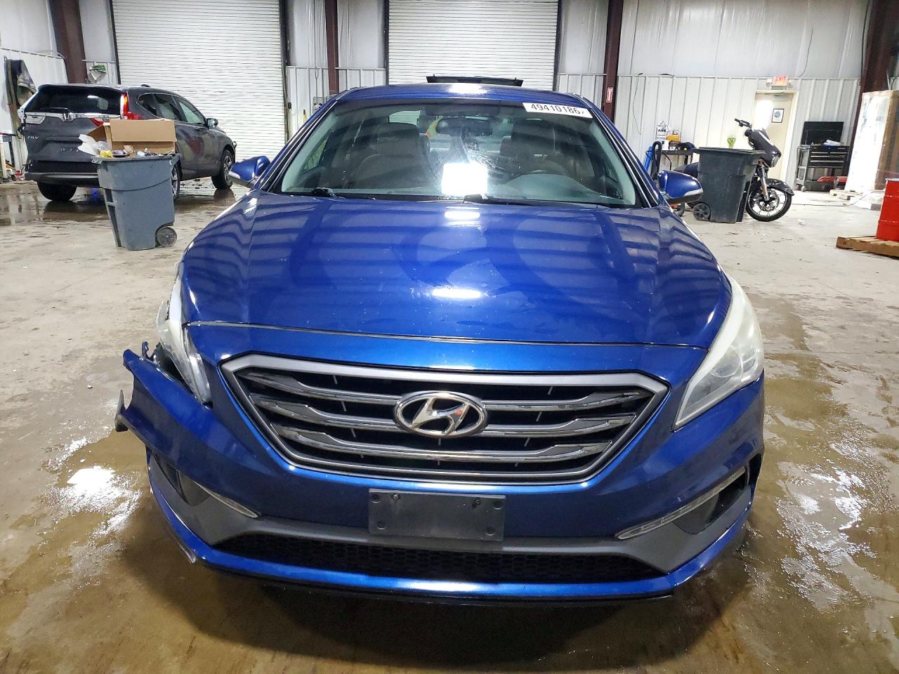 2015 Hyundai Sonata Sport Blue vin: 5NPE34AF3FH098282