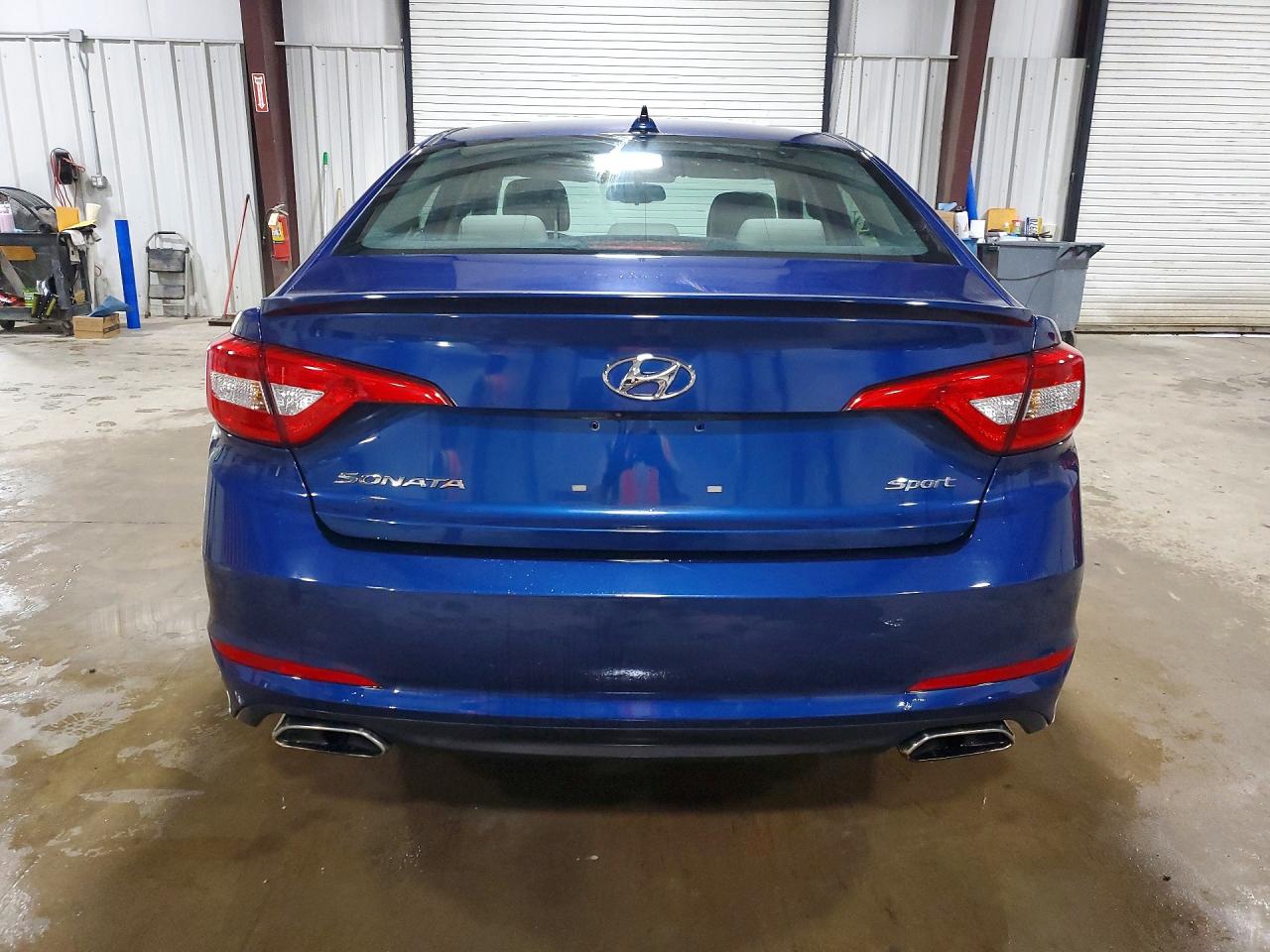 2015 Hyundai Sonata Sport Blue vin: 5NPE34AF3FH098282
