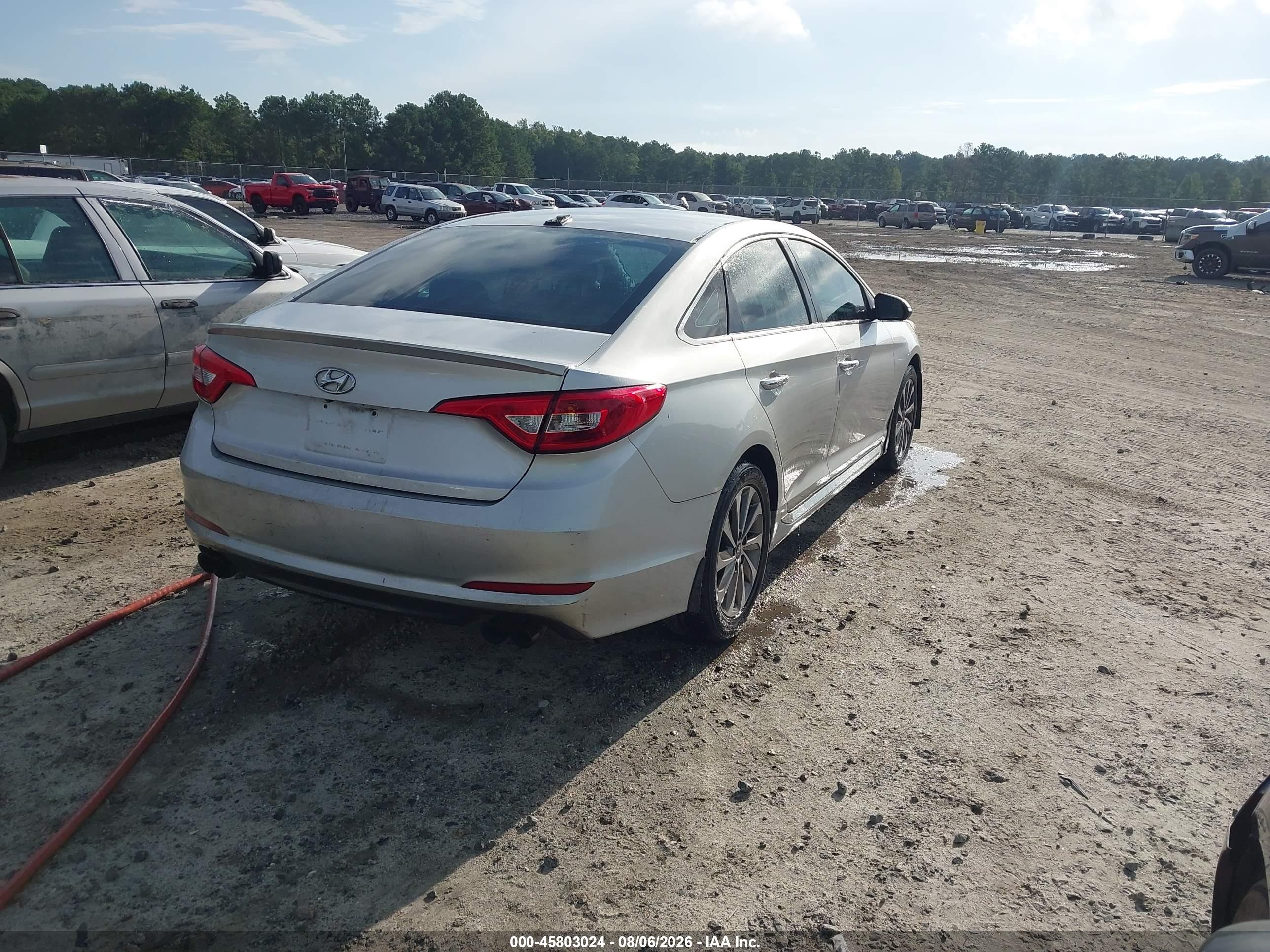 2015 Hyundai Sonata Sport Silver vin: 5NPE34AF3FH101701