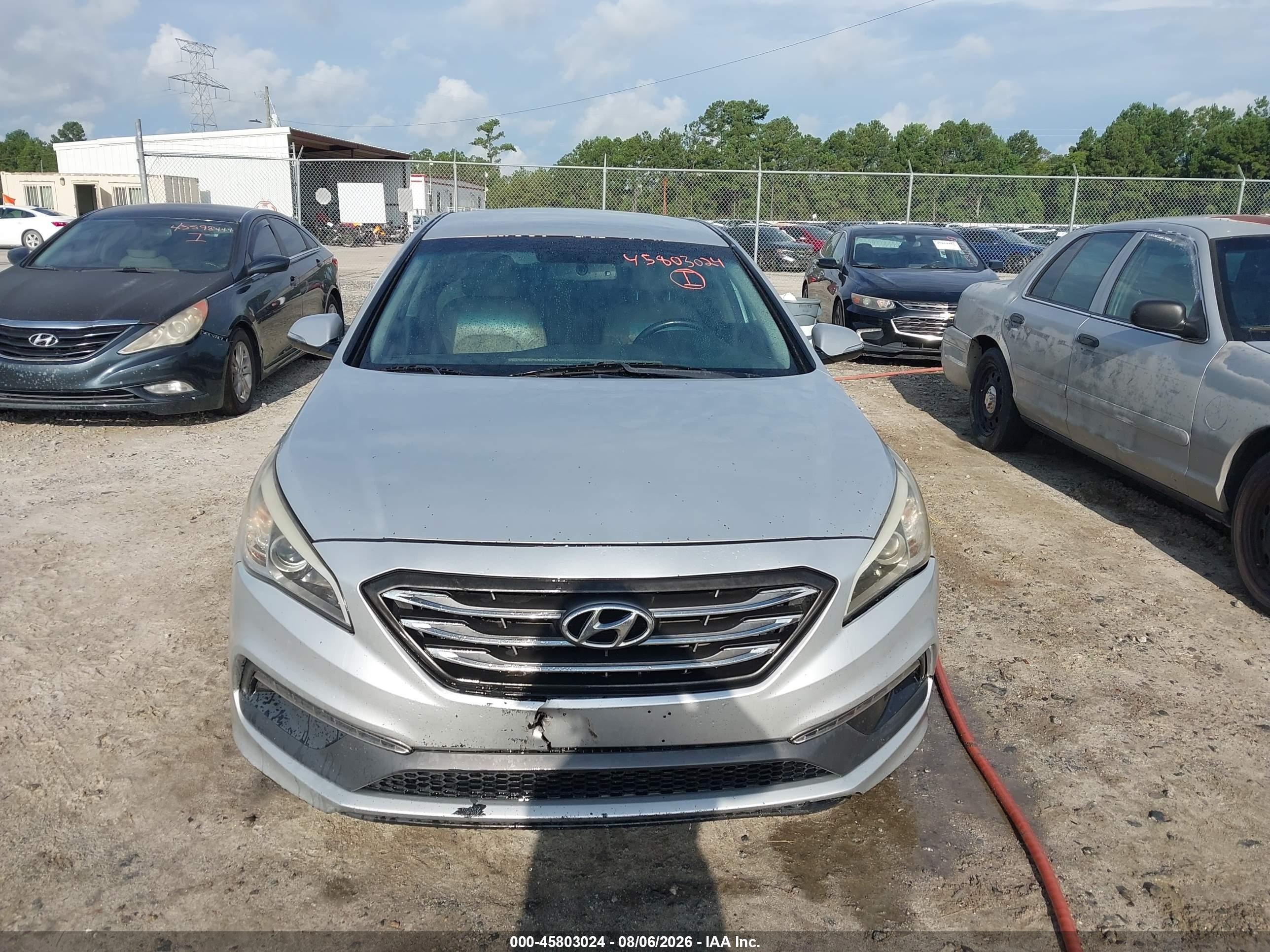 2015 Hyundai Sonata Sport Silver vin: 5NPE34AF3FH101701