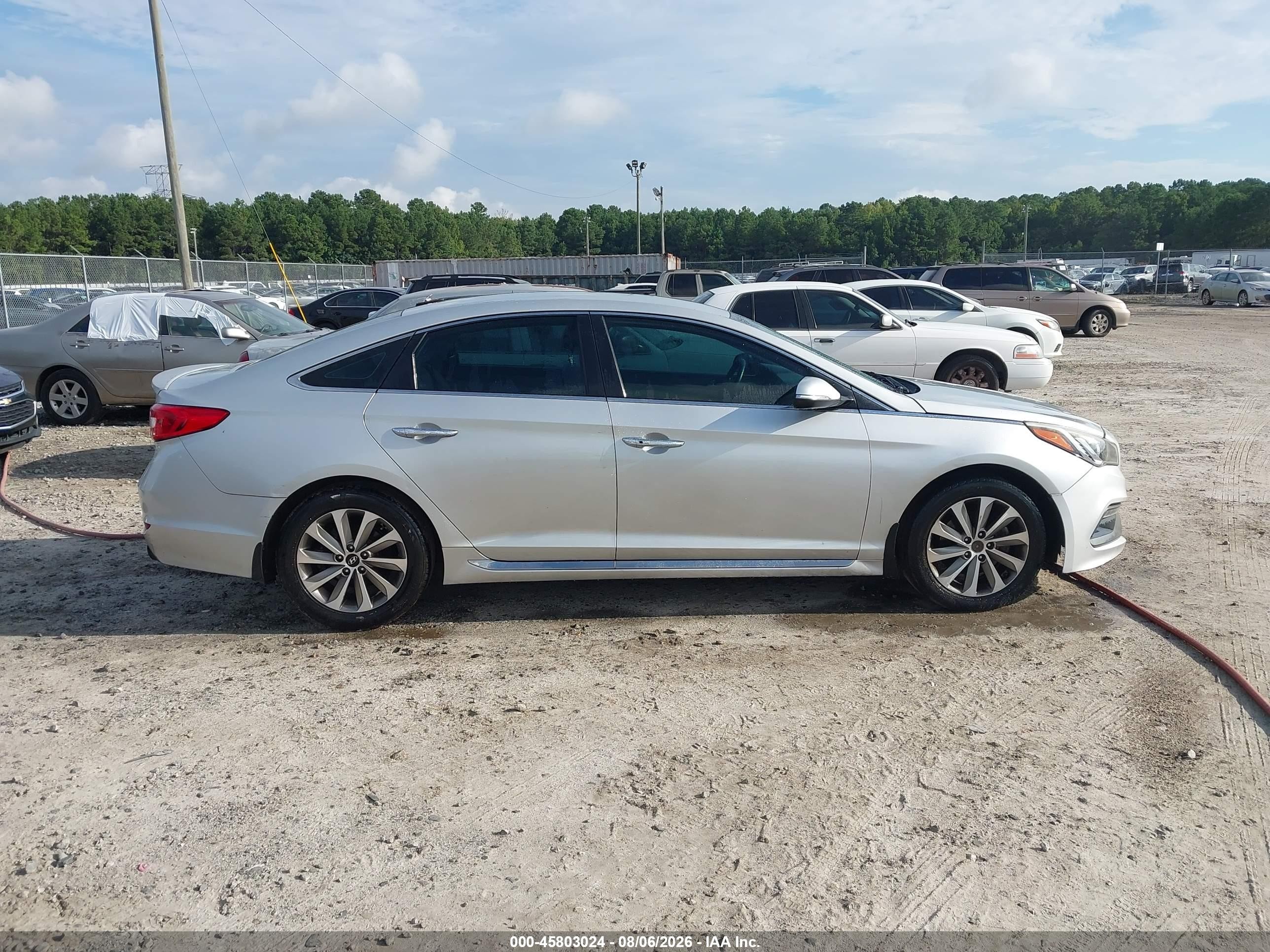 2015 Hyundai Sonata Sport Silver vin: 5NPE34AF3FH101701