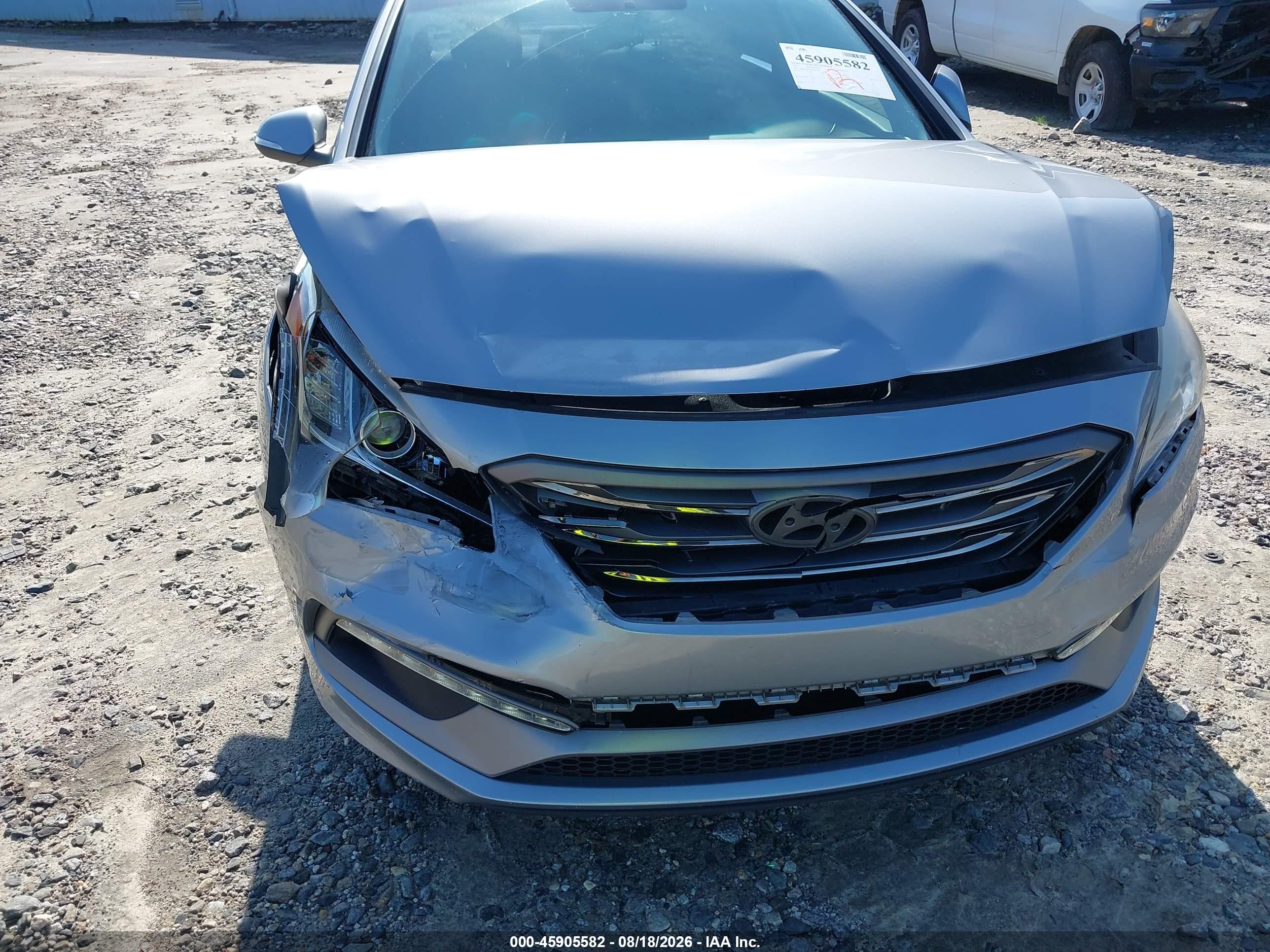 2015 Hyundai Sonata Sport Gray vin: 5NPE34AF3FH102430