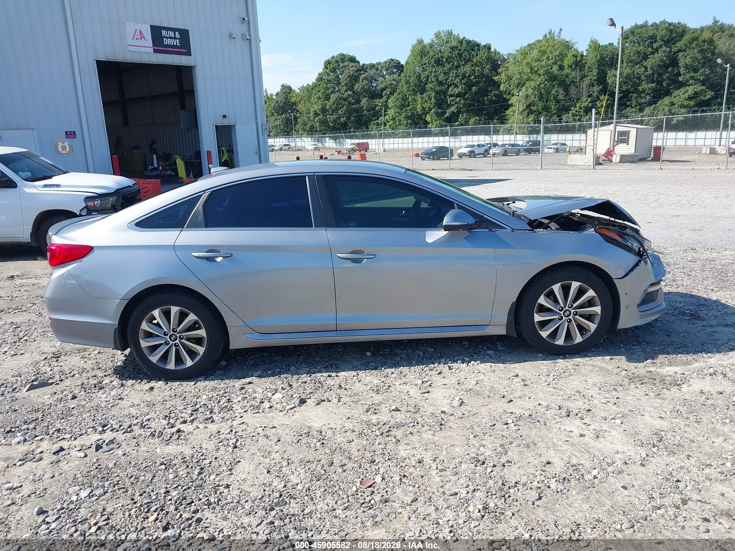 2015 Hyundai Sonata Sport Gray vin: 5NPE34AF3FH102430
