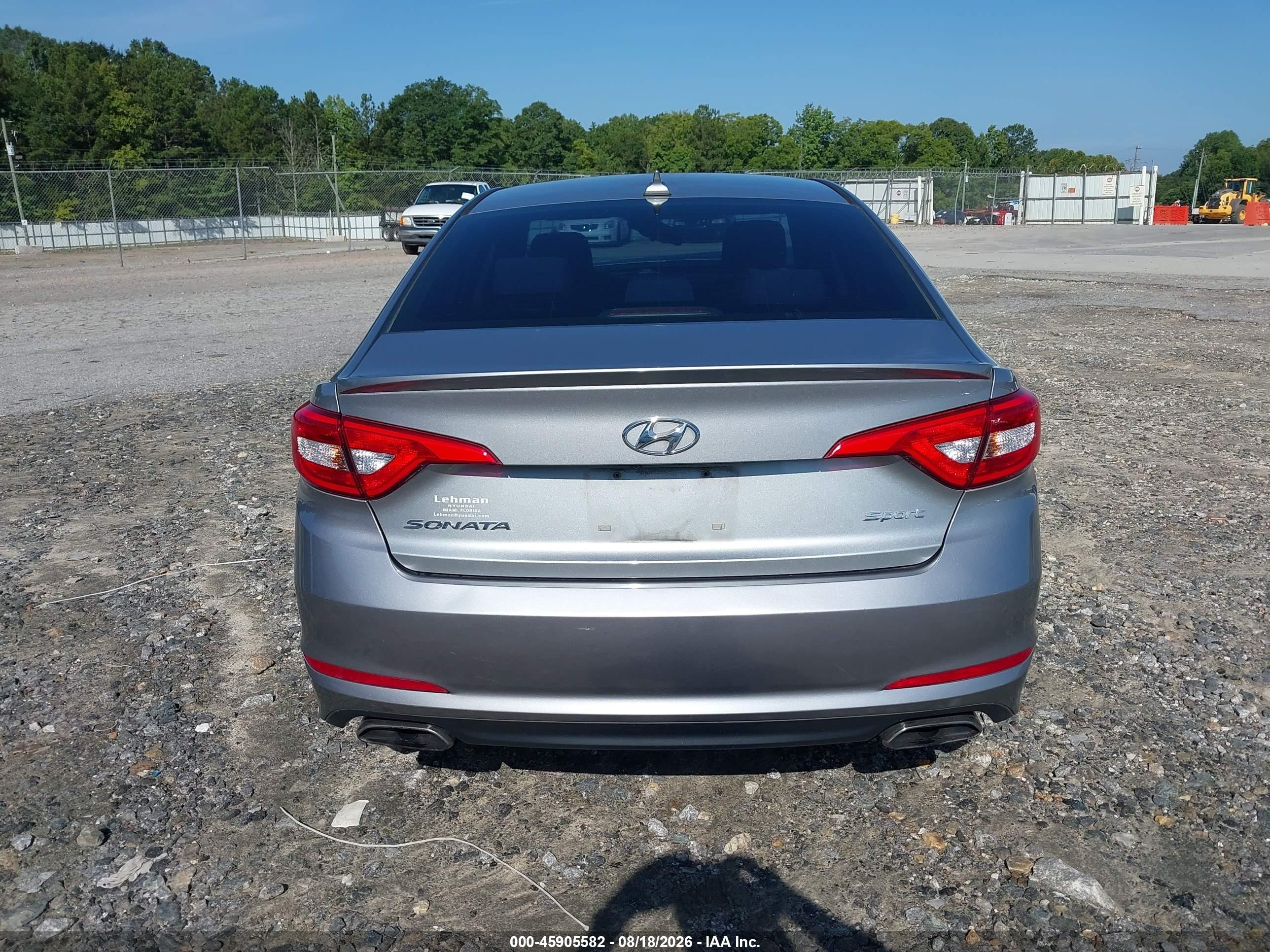 2015 Hyundai Sonata Sport Gray vin: 5NPE34AF3FH102430