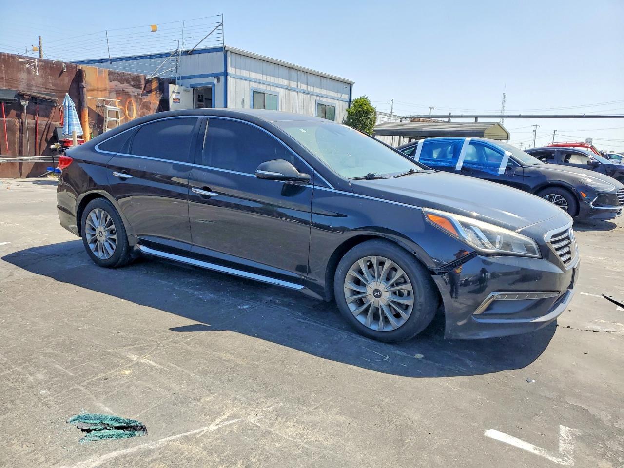2015 Hyundai Sonata Limited Black vin: 5NPE34AF3FH104128