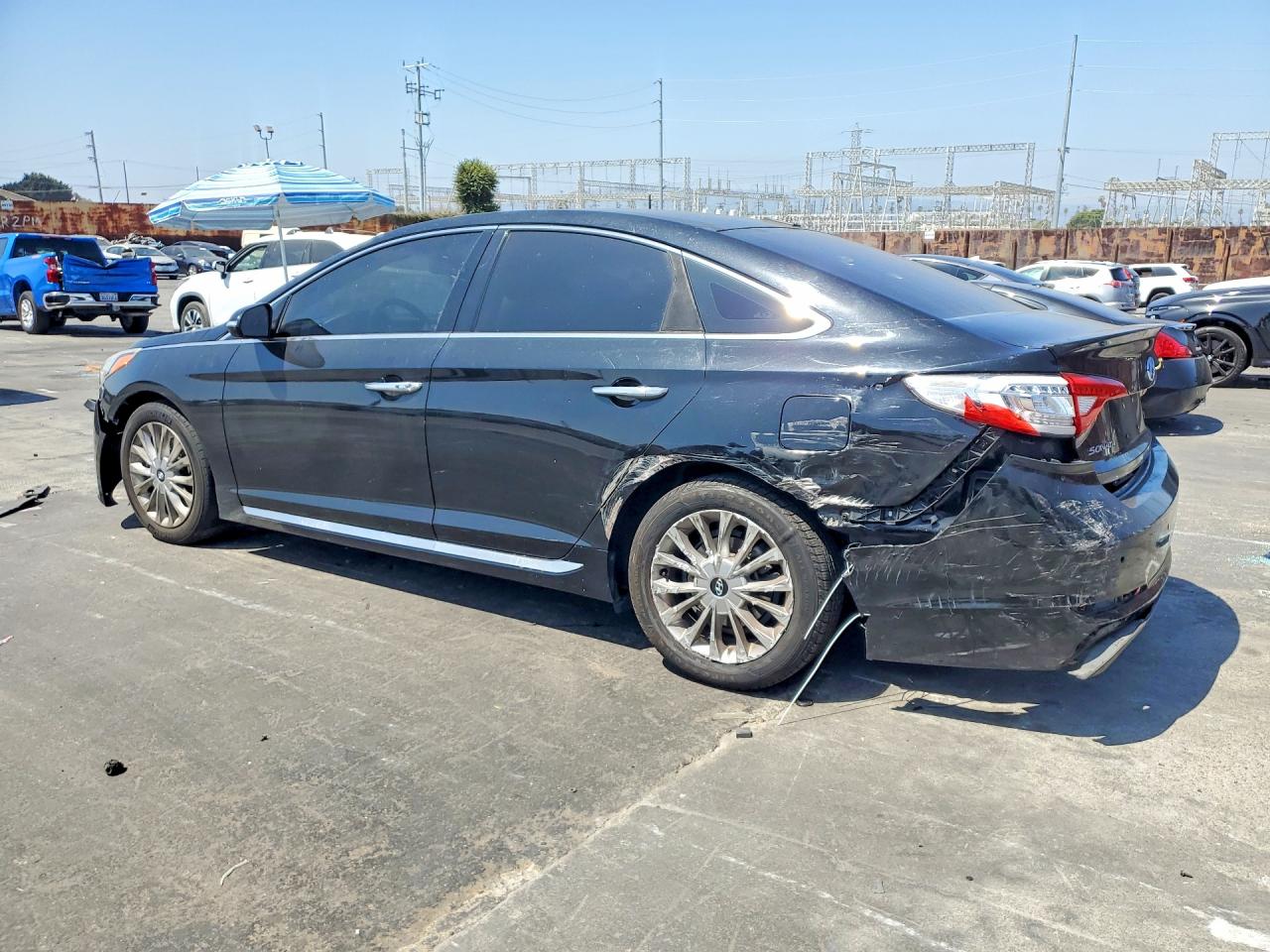 2015 Hyundai Sonata Limited Black vin: 5NPE34AF3FH104128