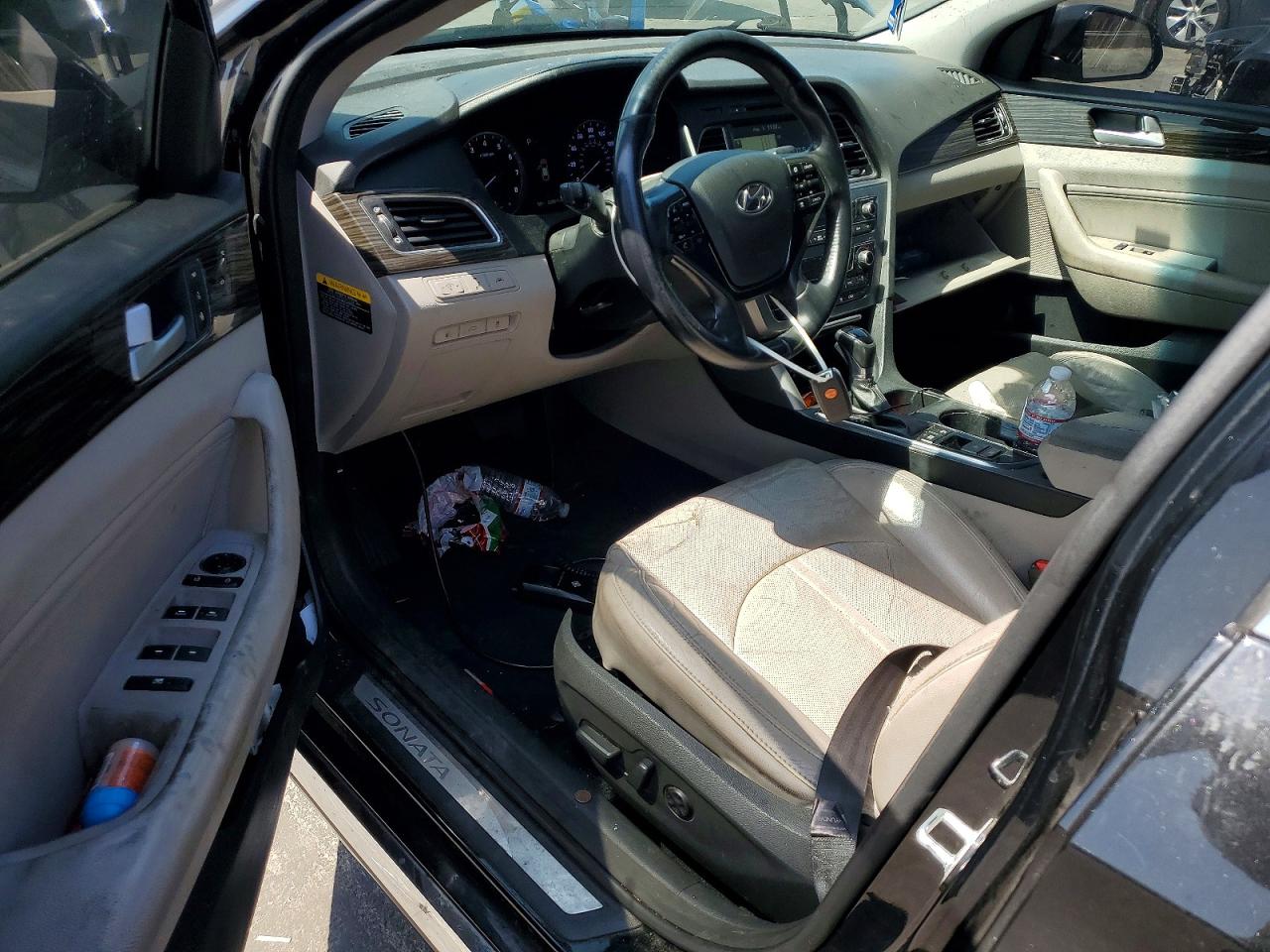 2015 Hyundai Sonata Limited Black vin: 5NPE34AF3FH104128