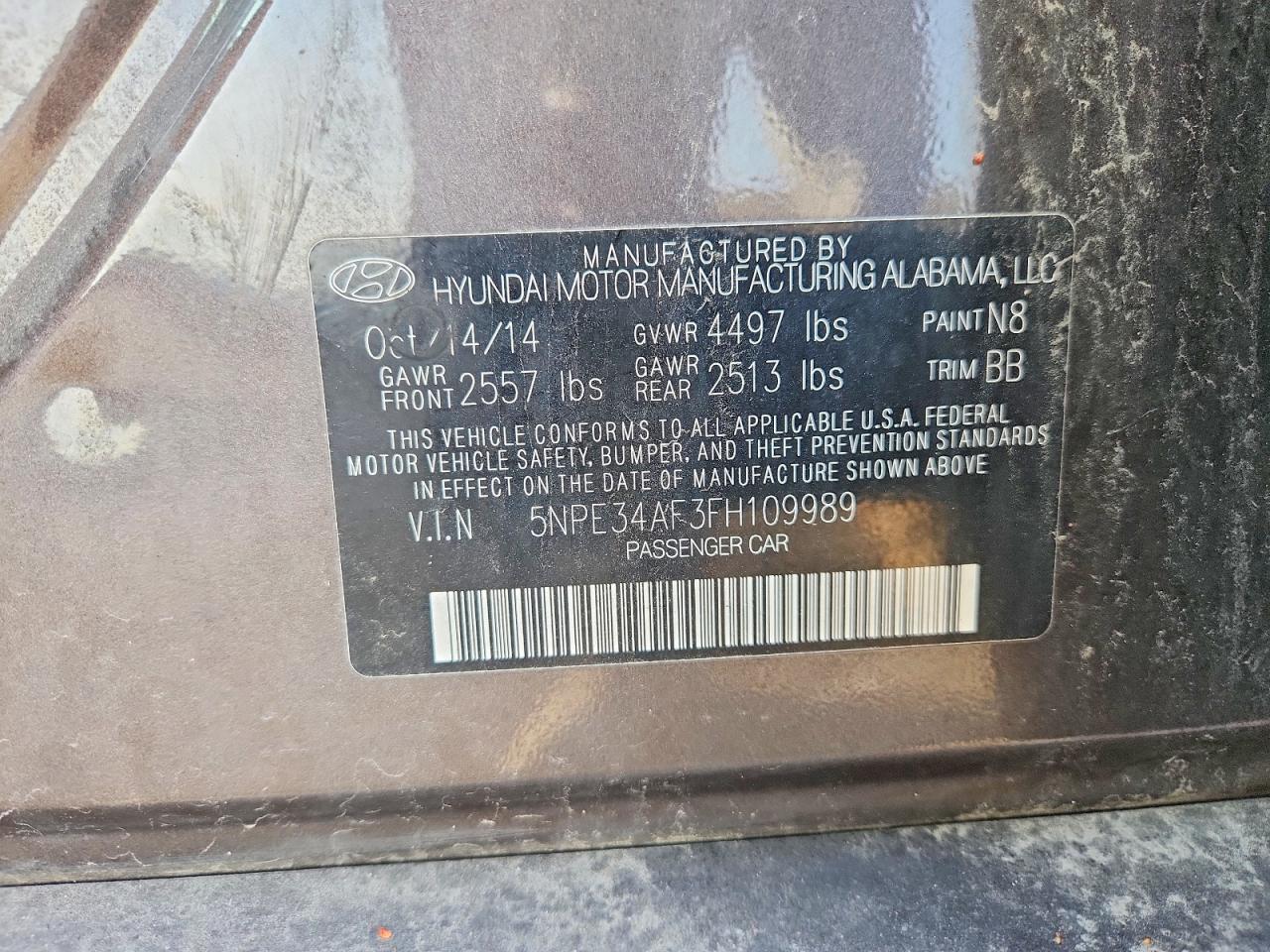 2015 Hyundai Sonata Sport Black vin: 5NPE34AF3FH109989