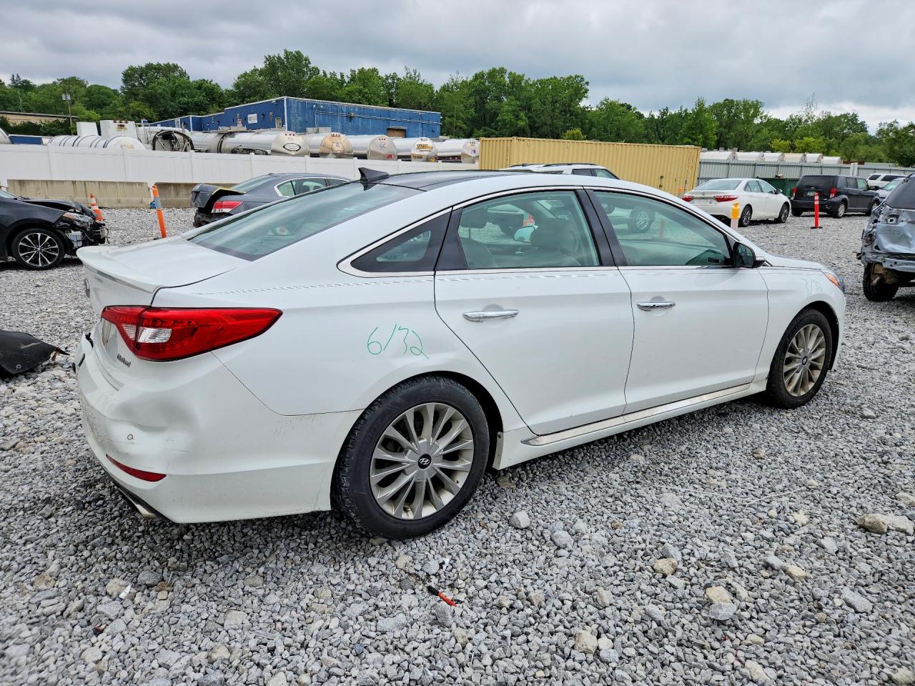 2015 Hyundai Sonata Limited White vin: 5NPE34AF3FH111225